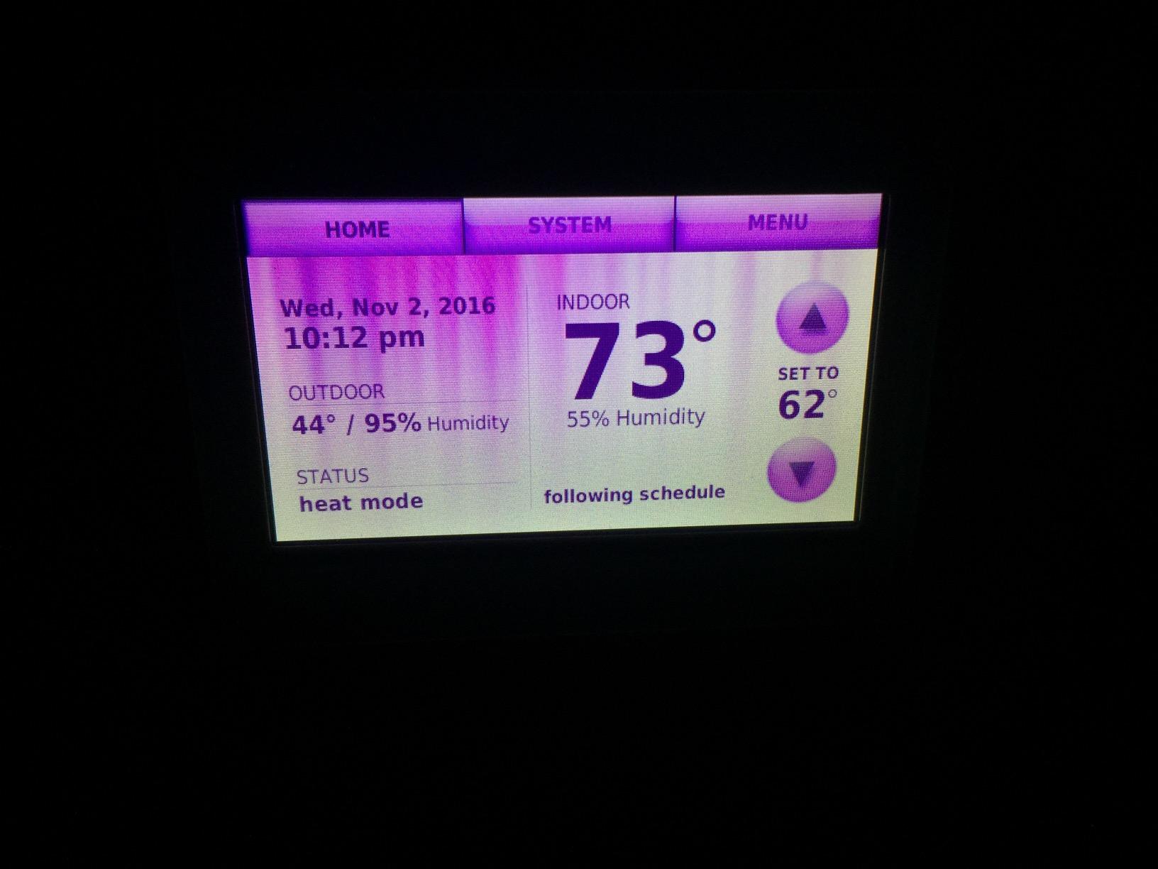 Honeywell Wireless WiFi Thermostat,7 Programmable customer photo 2