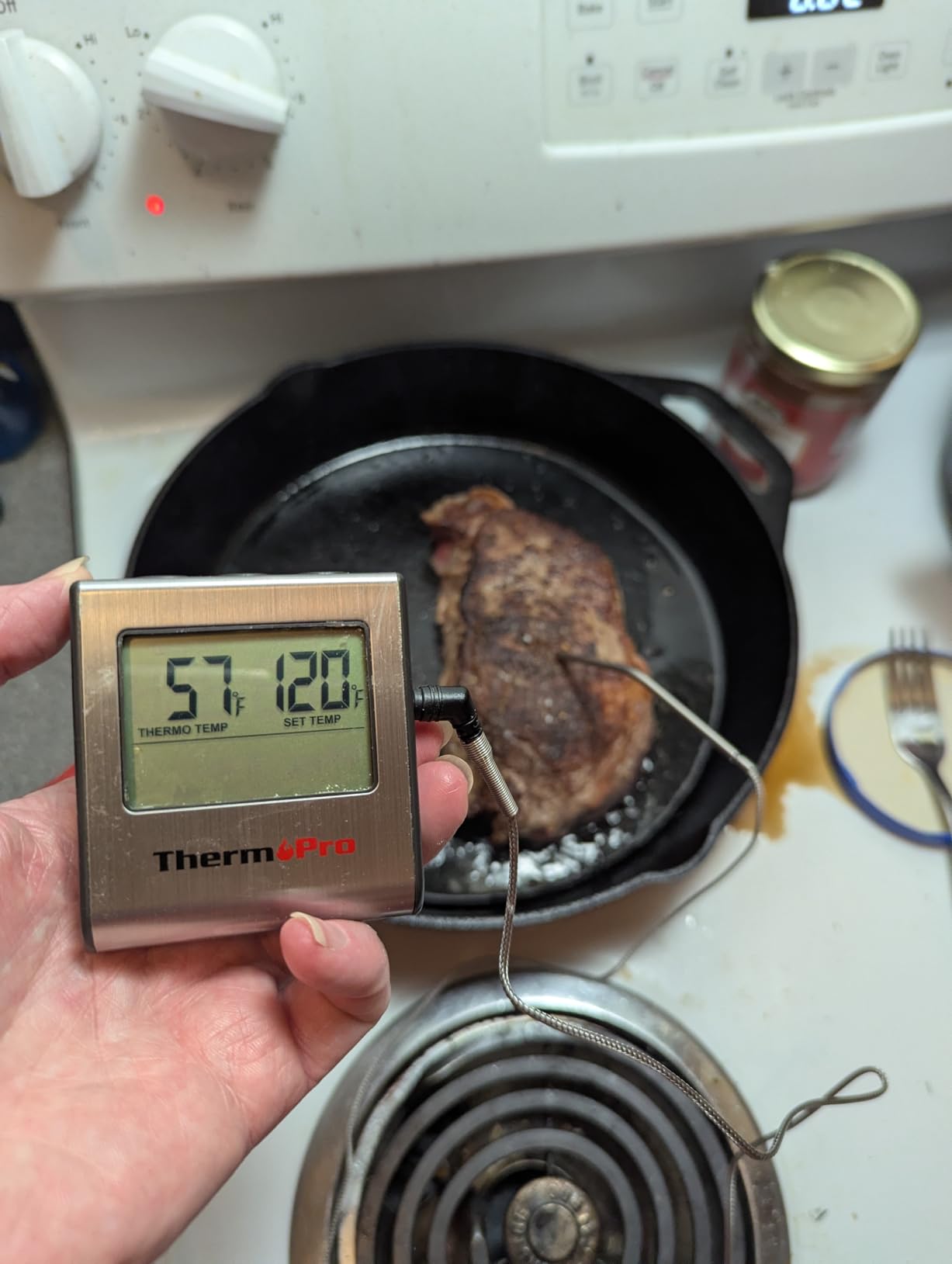 TempPro TempTrack Large LCD Digital Meat Thermometer for Cooking, Smoking customer photo 2