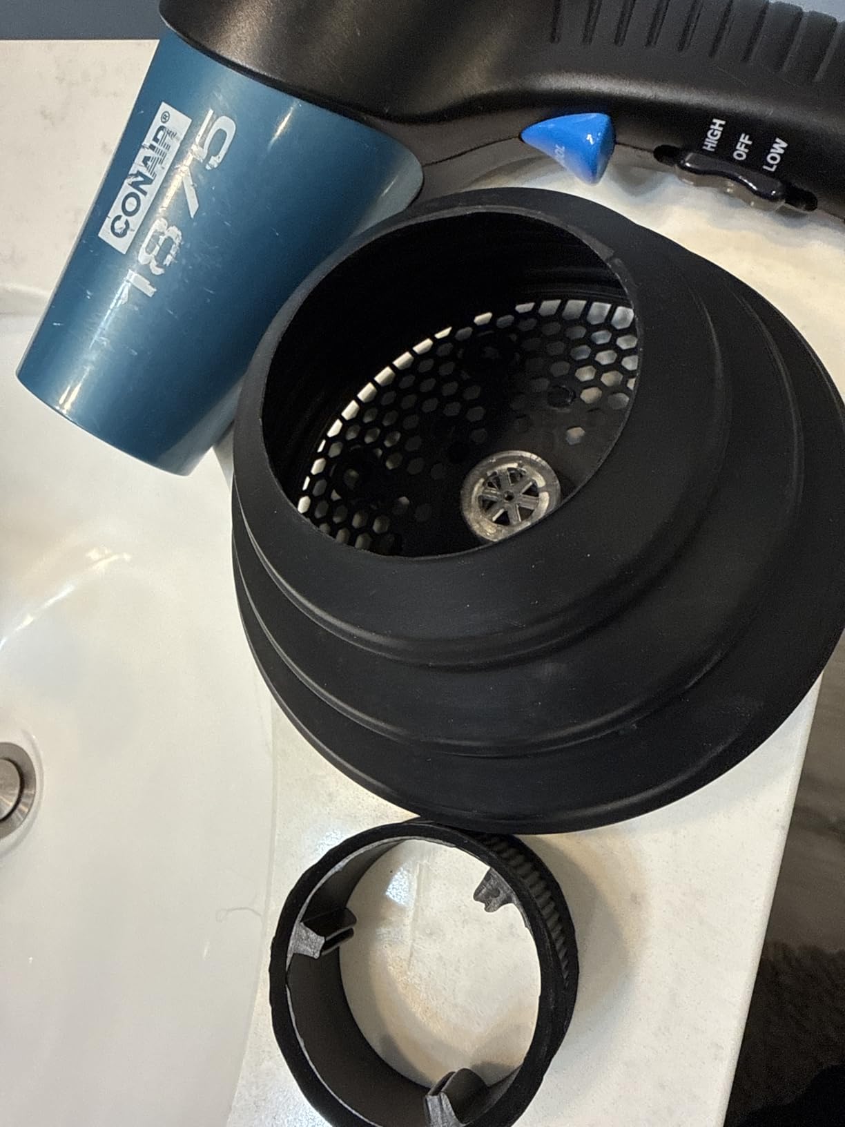 Collapsible Hair Diffuser by The Curly Co. with The Curly Co. Satisfaction Guarantee customer photo 1