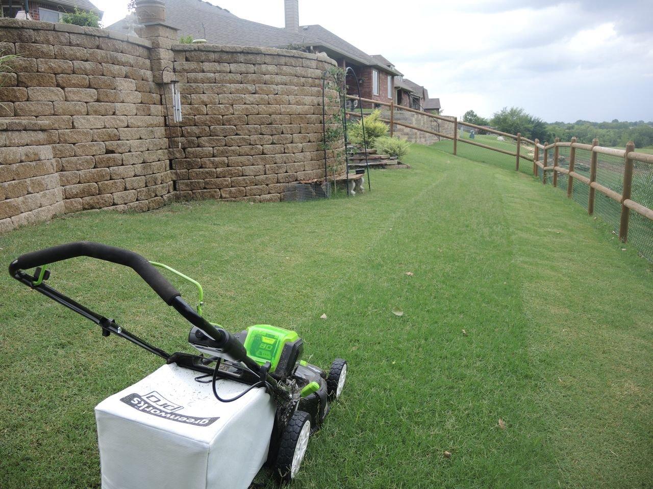 Greenworks 80V 21in Push Lawn Mower, (2) 2.0 Ah Batteries and Charger customer photo 2
