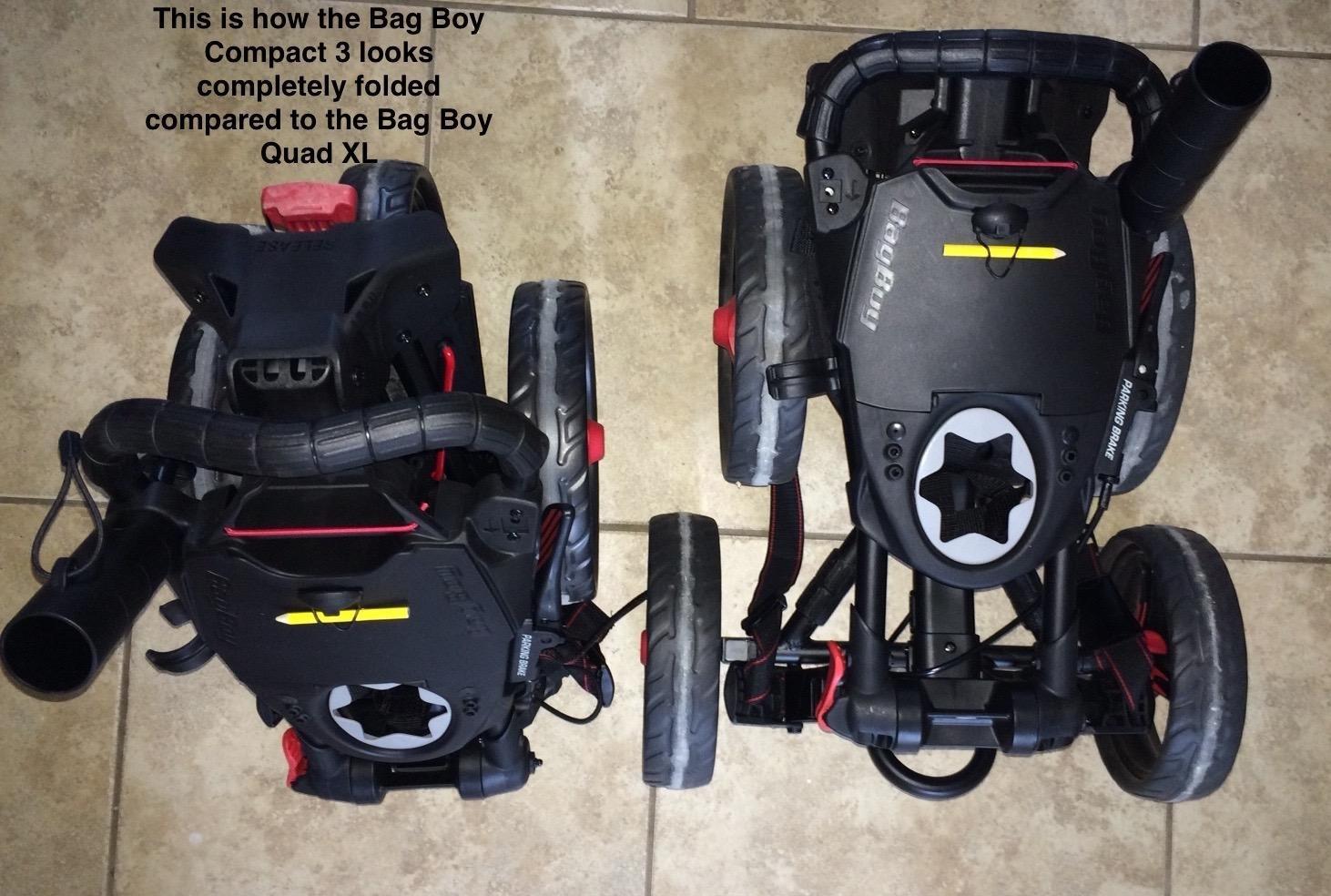 Bag Boy Bag Boy Compact 3 Golf Push Cart customer photo 2