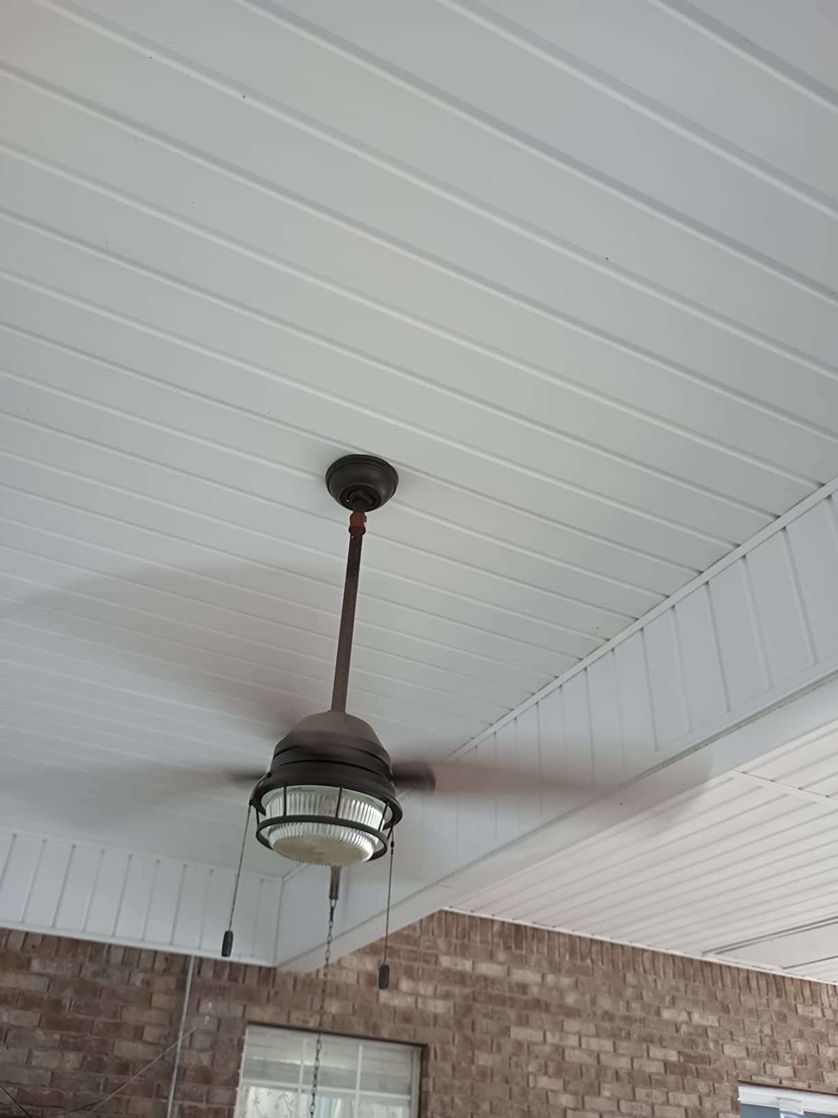 Hunter Ocala, Outdoor or Indoor, Ceiling Fan, Rustic, 52 inch, Noble Bronze | with LED Light and Pull Chain, Standard Mount, 4 Blades, For Living Room, Patio, Porch, Garage, 59214 customer photo 2