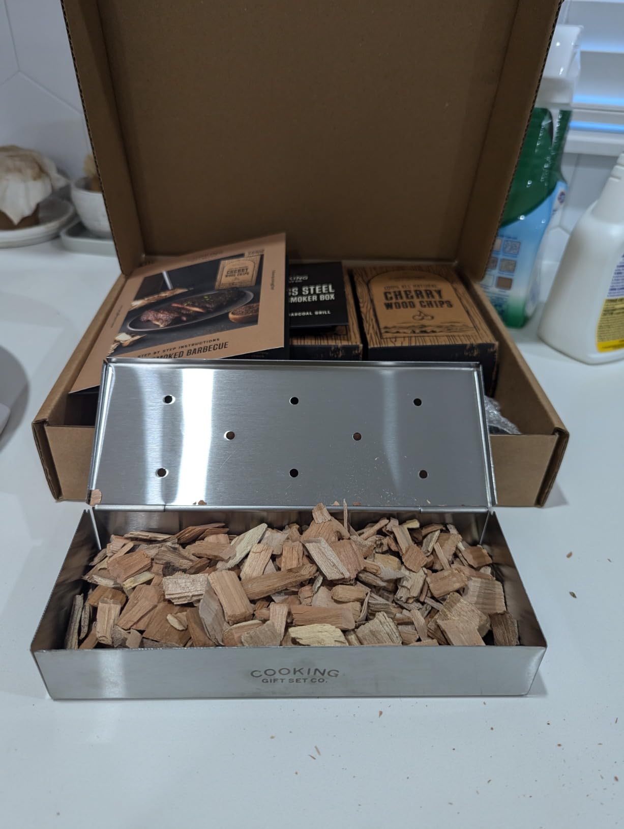Grilling Accessories BBQ Smoker Box Grill Kit - Stainless Steel Smoke Box customer photo 1