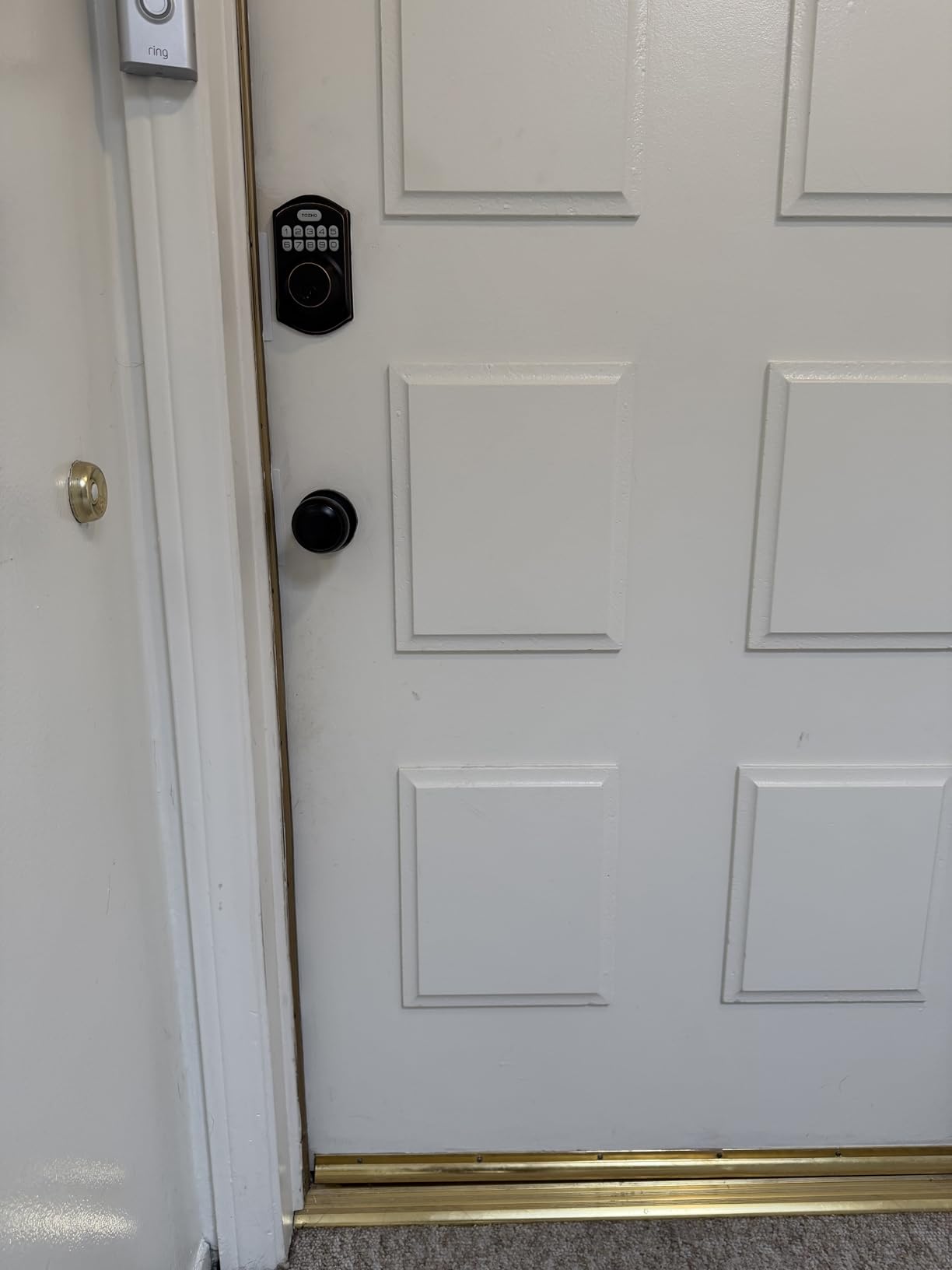 Door Armor MAX 5 Piece Door Reinforcement Kit, Anti Kick in Door Security | Door Jamb, Frame & Hinge Reinforcement, Heavy Duty Steel Door Protection, Made In USA, Powder Coated Alloy Steel (White) customer photo 1
