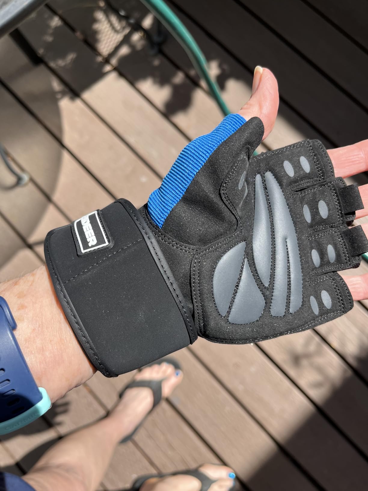 Trideer Weight Lifting Gloves for Men, Workout Gloves with Wrist Support | Full Palm Protection & Extra Grip for Weightlifting, Pull Ups, Cross Training & Fitness, Gym Accessories for Men/Women customer photo 2