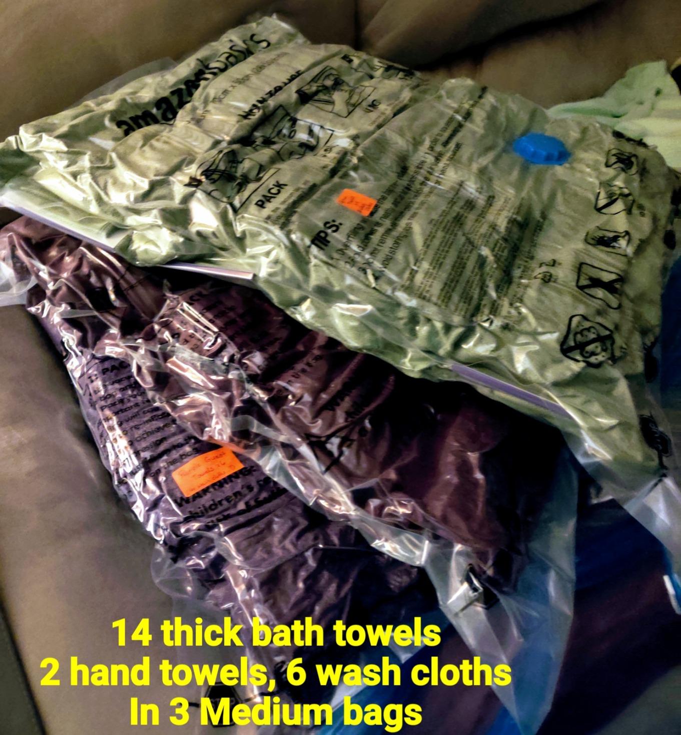 Spacesaver Vacuum Storage Bags with Hand Pump, Jumbo, 10 Pack customer photo 1