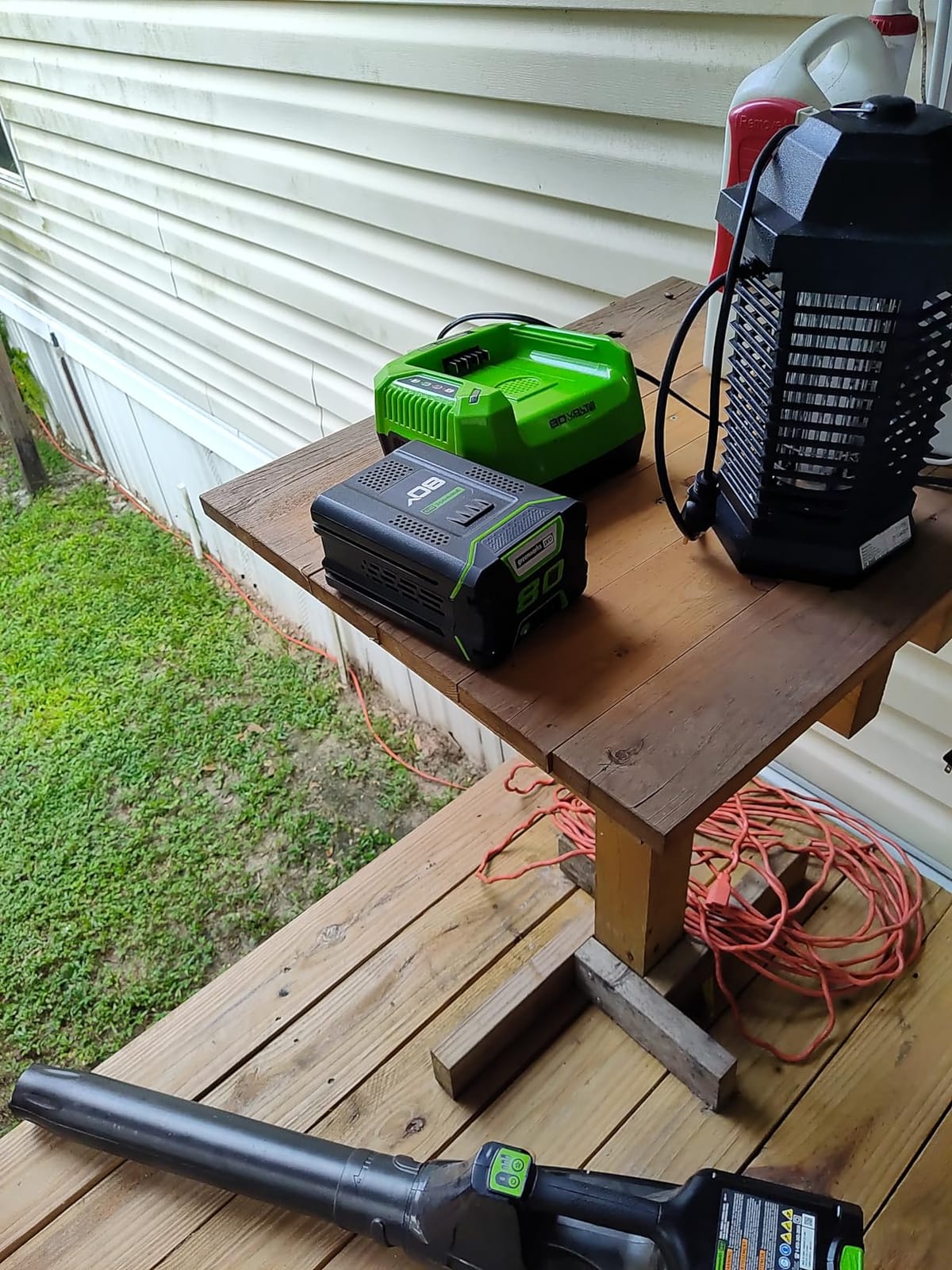 Greenworks 80V 16 in String Trimmer & 500 CFM Blower Combo, 2.0 Ah Battery customer photo 1