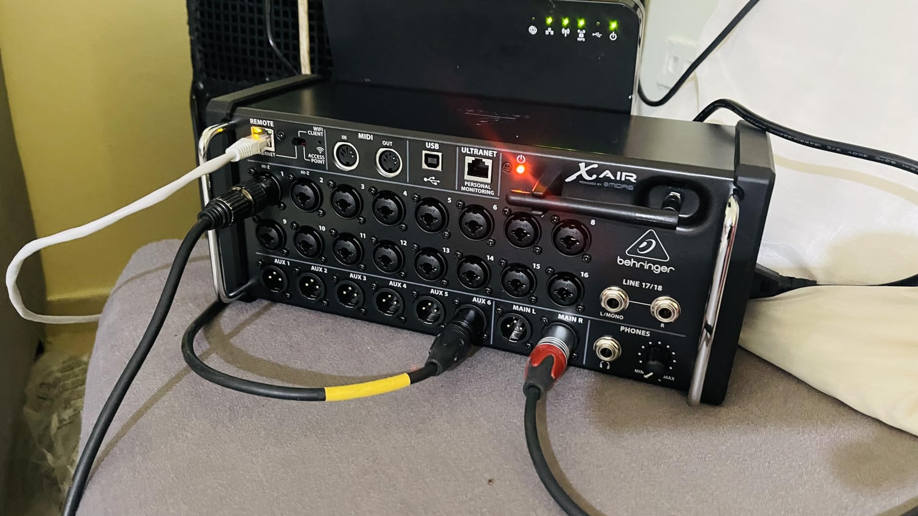 Behringer X AIR XR18 18-Channel, 12-Bus Digital Mixer for iPad/Android Tablets with 16 Programmable Midas Preamps, Integrated Wifi Module and Multi-Channel USB Audio Interface customer photo 2