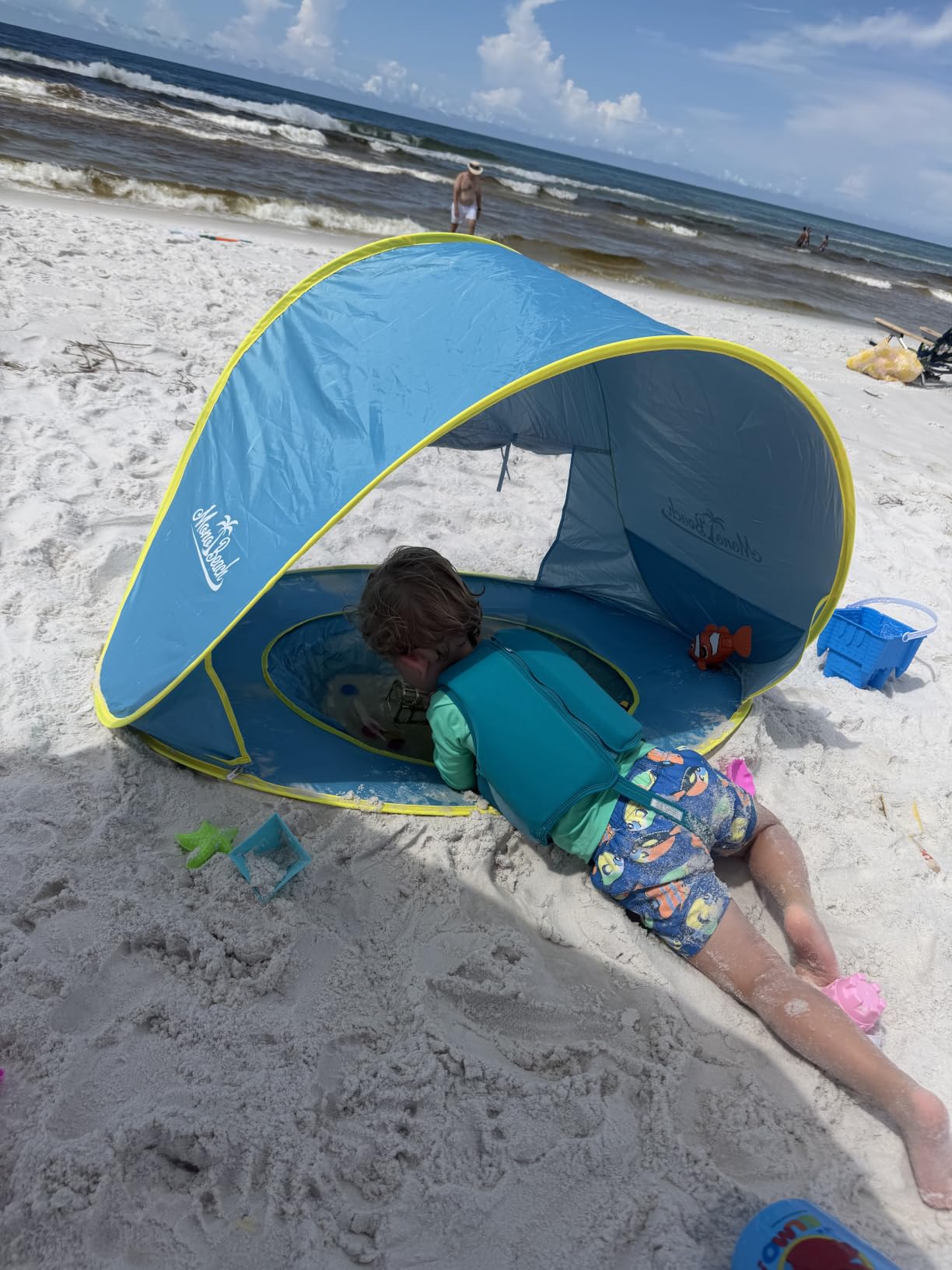 Monobeach Baby Beach Tent Pop Up Portable Shade Pool UV Protection Sun Shelter for Infant customer photo 1