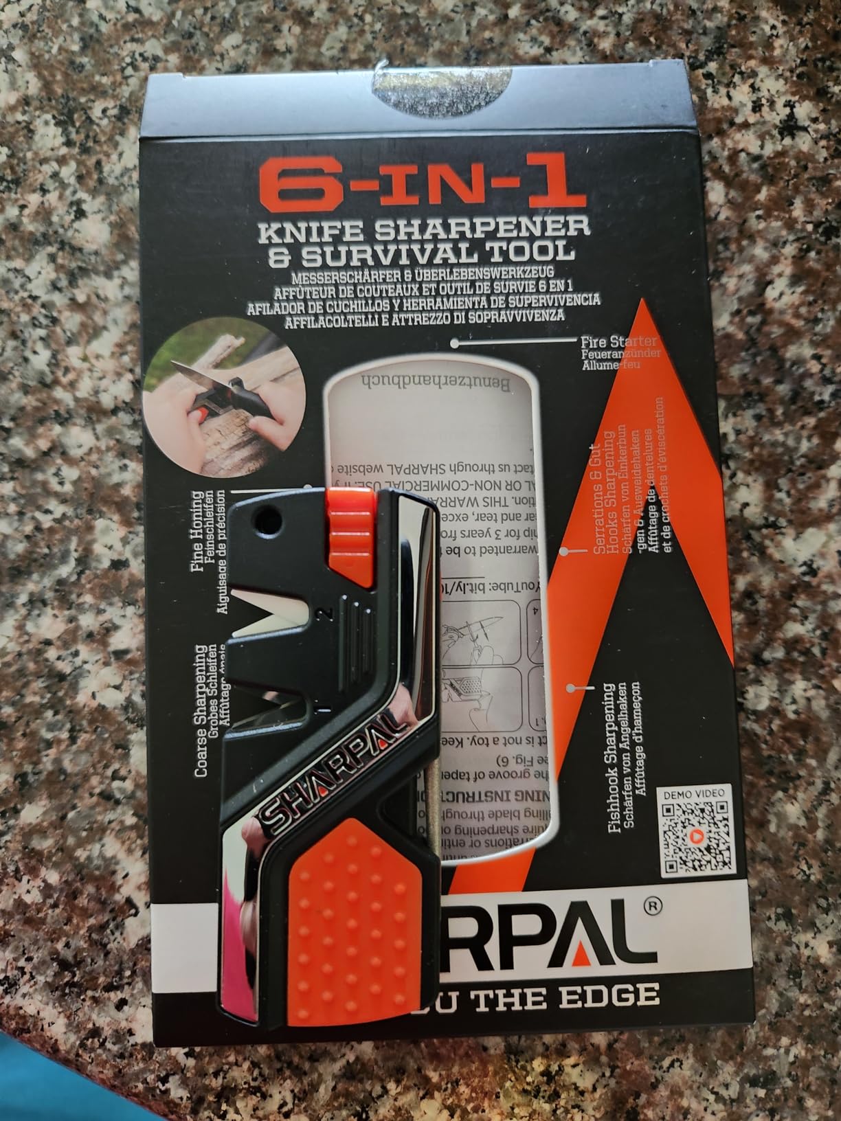 SHARPAL 101N 6-in-1 Pocket Knife Sharpener & Survival Tool customer photo 2