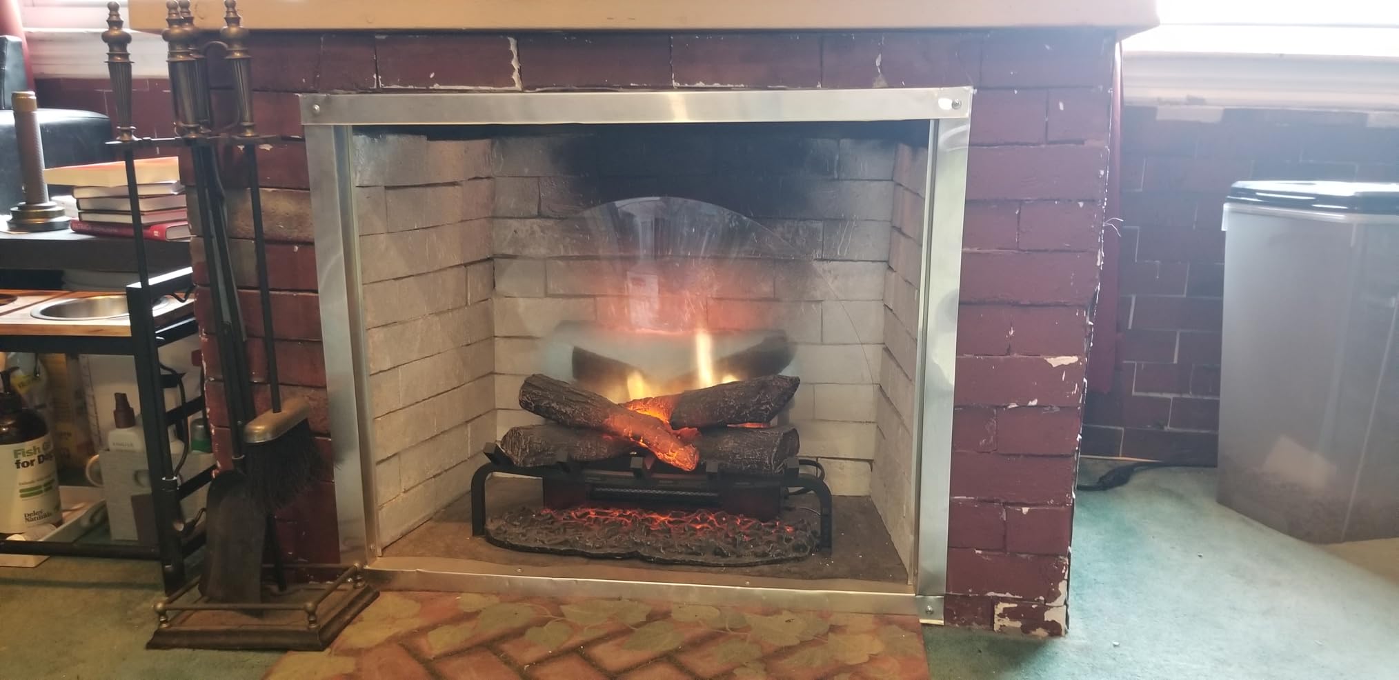 Dimplex Revillusion Electric Fireplace Log Insert - 20 Inch Faux Wooden Logs, Plug in Electric Heater; Remote Control Included - Supplemental Zone Heat | Model #RLG20 customer photo 1