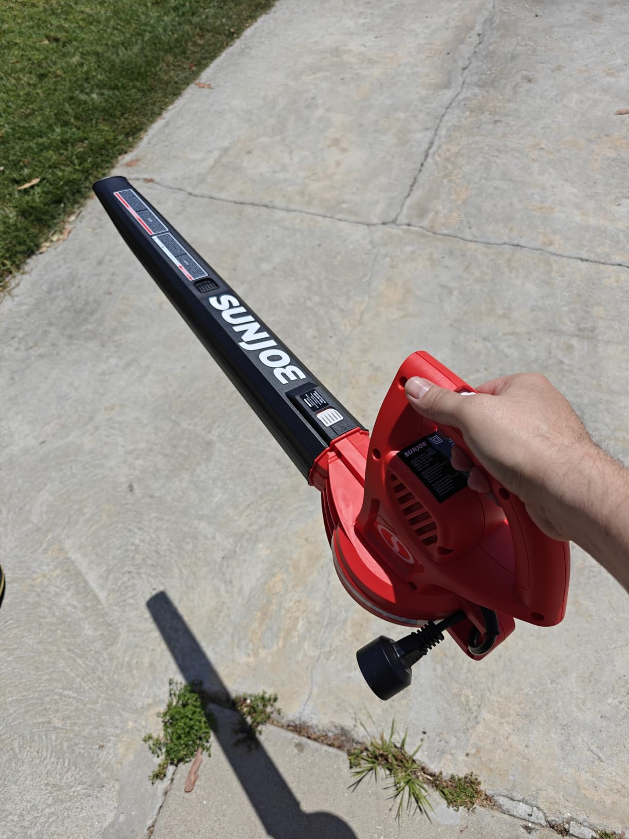 Sun Joe Corded Electric Leaf Blower Machine, 6-Amp Motor, SBJ597E customer photo 1