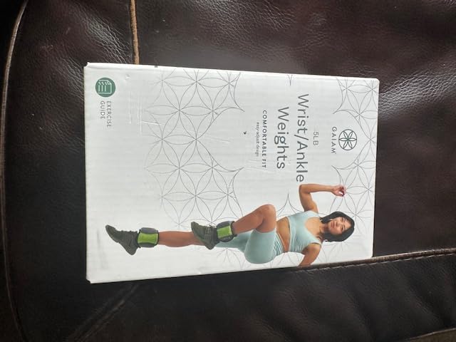 Gaiam Ankle Weights, Wearable Bracelet to Strengthen, Tone & Sculpt, Adjustable Ankle Weights for Women & Men for Yoga, Dance, Pilates, Barre, Cardio, Home & Gym Use customer photo 1