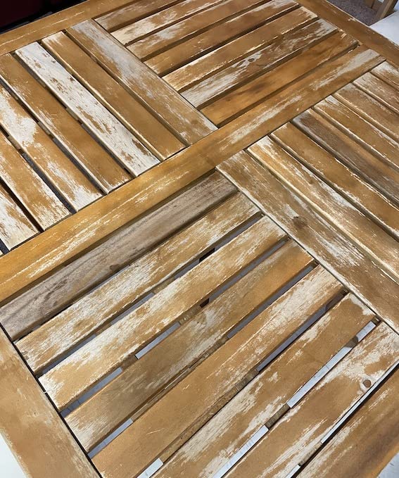 Christopher Knight Home Hermosa Acacia Wood Dining Set, 5-Pcs Set, Teak Finish customer photo 1