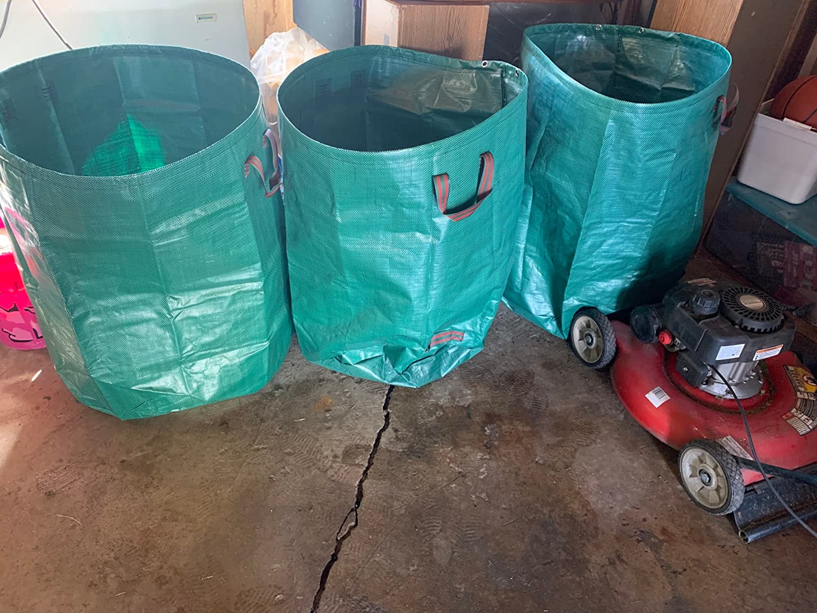 Gardzen 3 Pack 72 Gallon Garden Waste Bags Reusable Heavy Duty customer photo 1