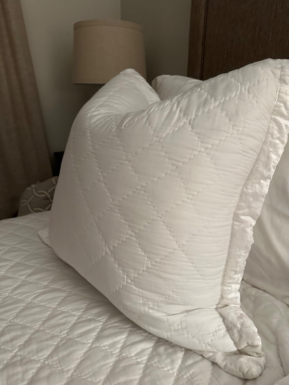 Four Seasons Essentials Standard Pillow Protectors (Set of 2) – Zippered Waterproof Pillow Covers Hypoallergenic Dust Proof Pillowcase Encasement Cover customer photo 1