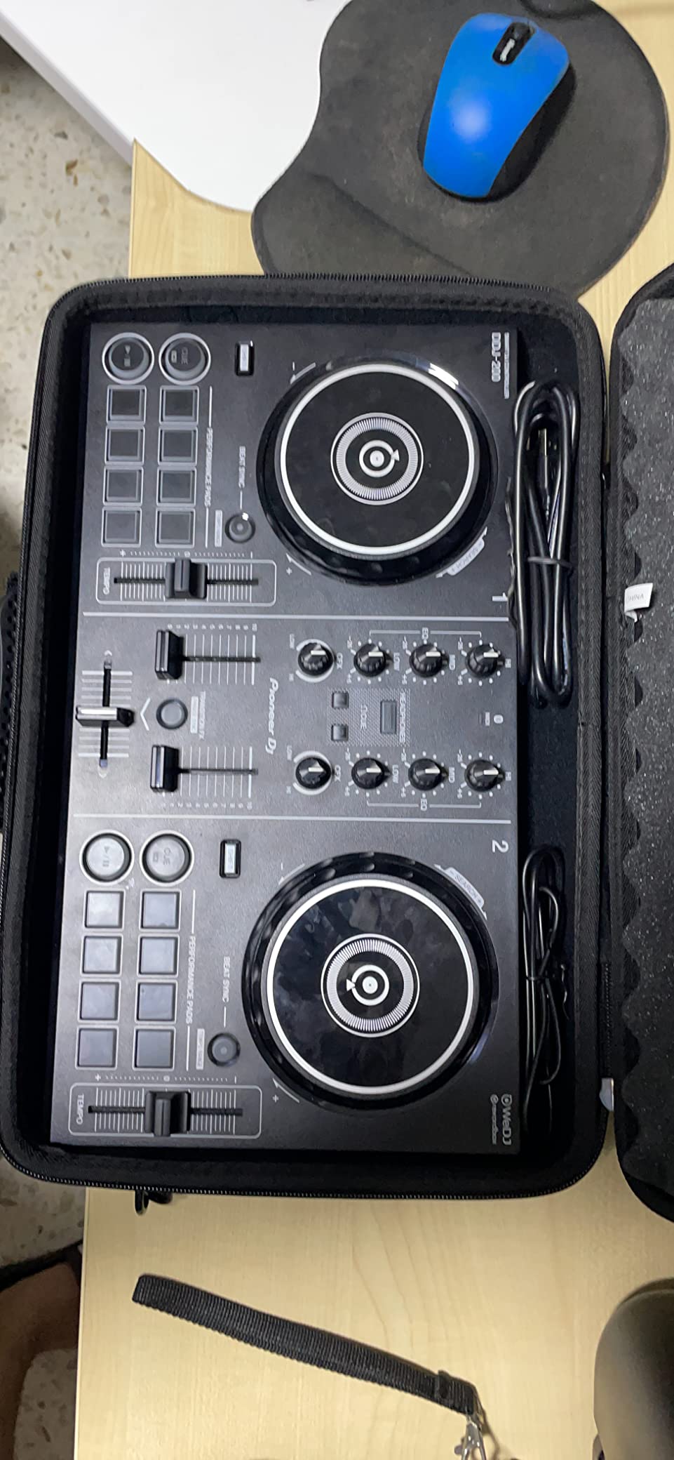 khanka Hard Travel Case Replacement for Pioneer PRO DJ (DDJ-FLX4) 2-deck Rekordbox Pioneer Smart DJ Controller customer photo 1