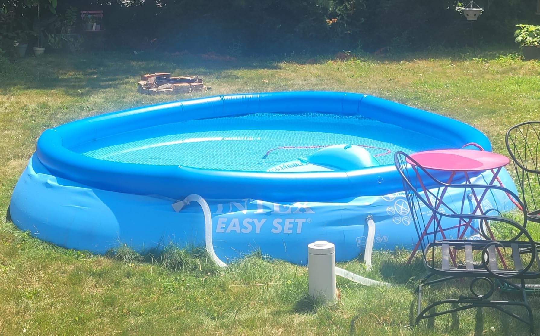 Intex Easy Set 15ft x 42in Inflatable Ring Above Ground Pool Set w/Pump customer photo 1