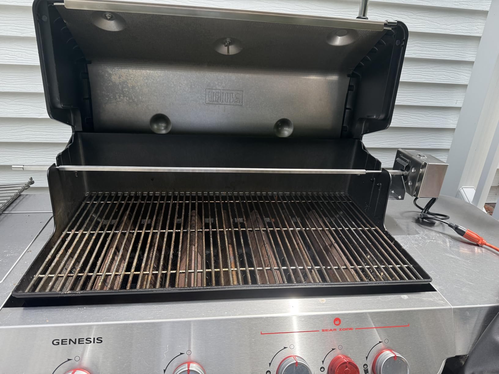 onlyfire Stainless Steel Rotisserie Kit for Weber Genesis 4&6 Burner Grills customer photo 2