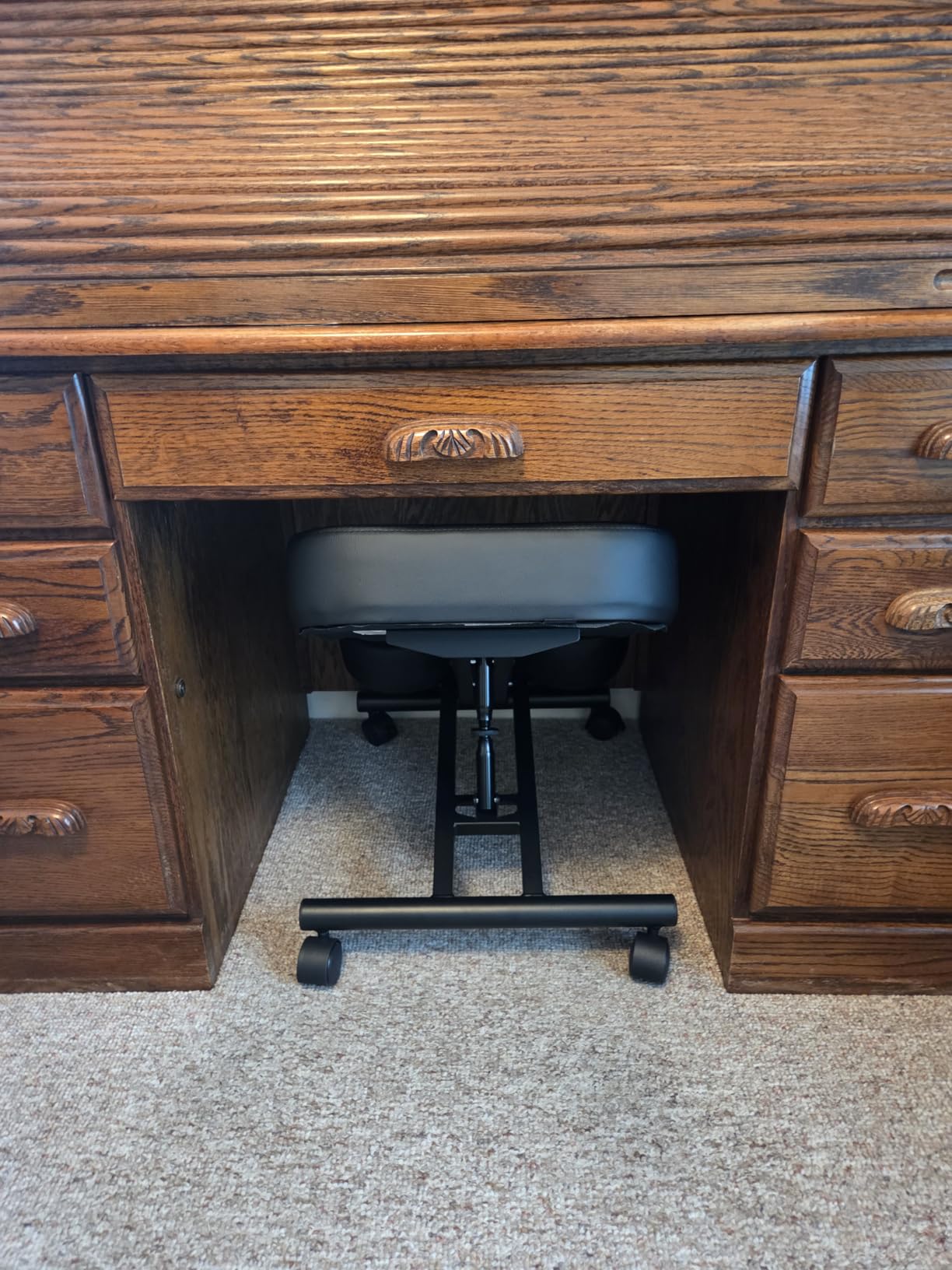 DRAGONN by VIVO Black Ergonomic Kneeling Chair, DN-CH-K01B customer photo 1