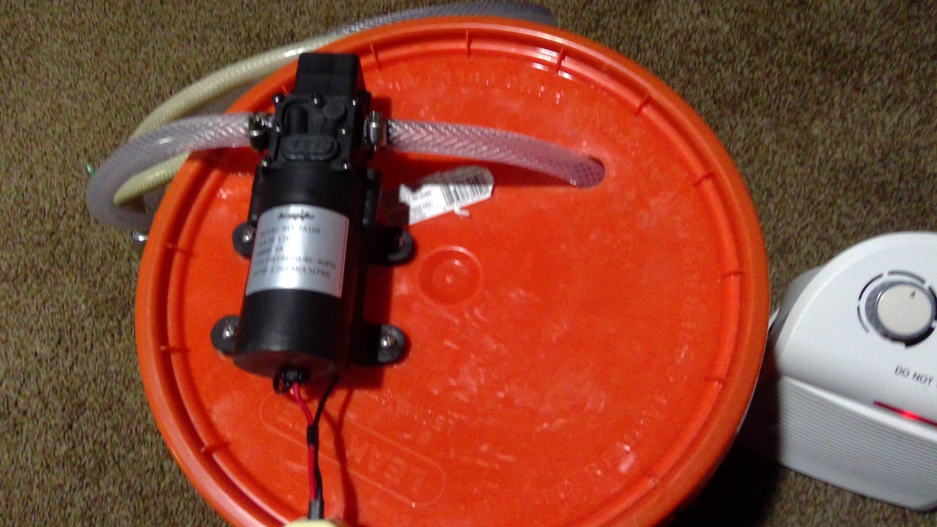 12V DC Water Transfer Pump 4.5 L/Min 1.2 GPM 80 PSI customer photo 1