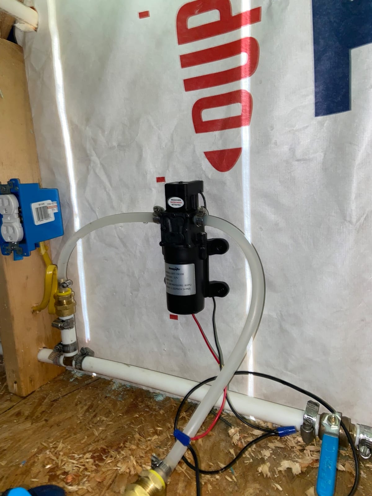 12V DC Water Transfer Pump 4.5 L/Min 1.2 GPM 80 PSI customer photo 2