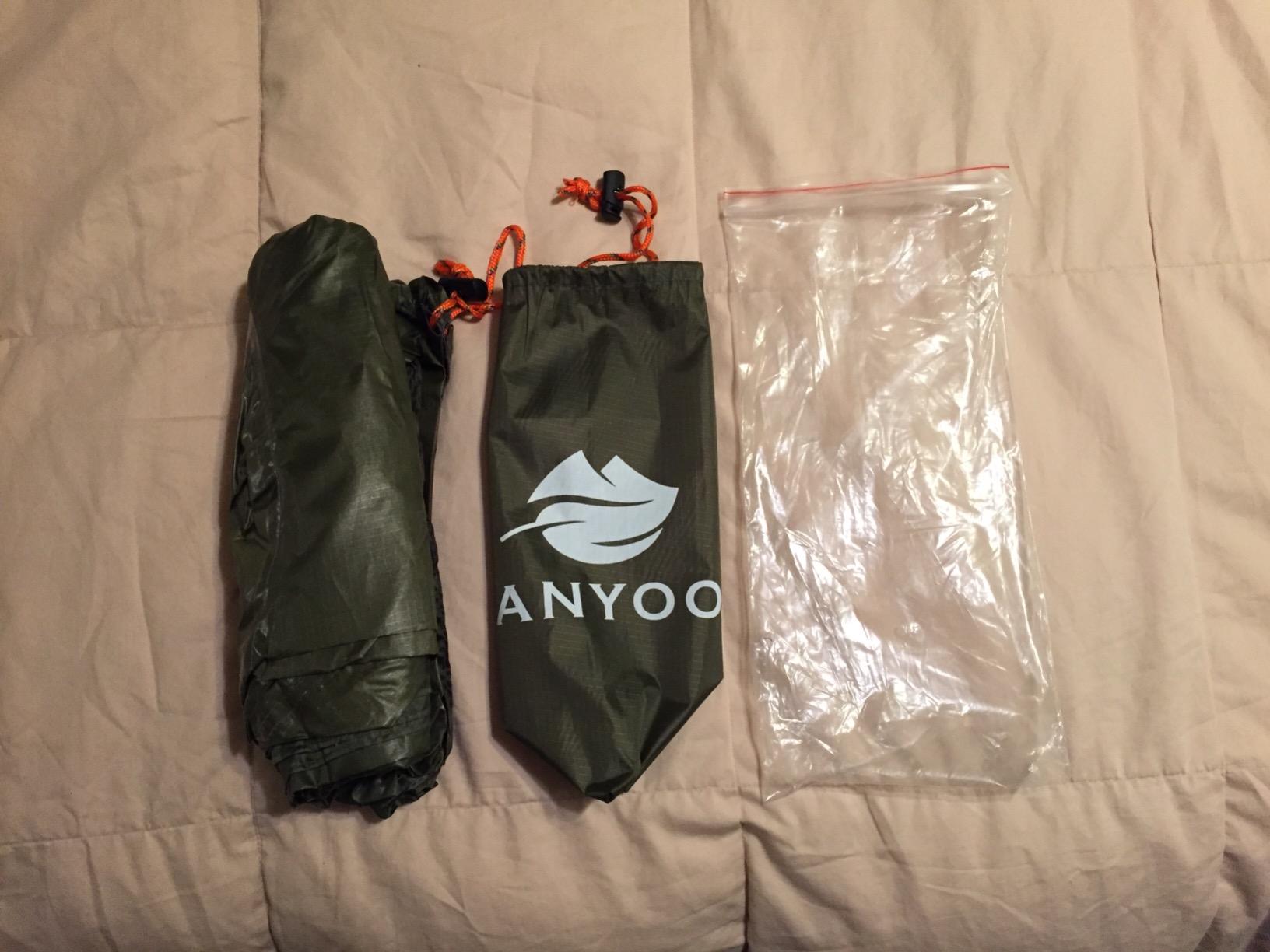 ANYOO Hooded Rain Poncho for Adult Waterproof Lightweight Raincoat customer photo 1