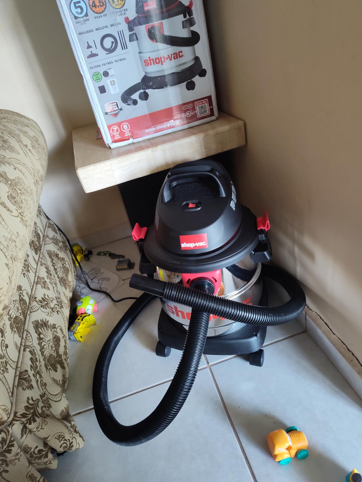 Shop-Vac 5989305 5 Gallon 4.5 Peak HP Wet/Dry Vacuum with Blower Function customer photo 2