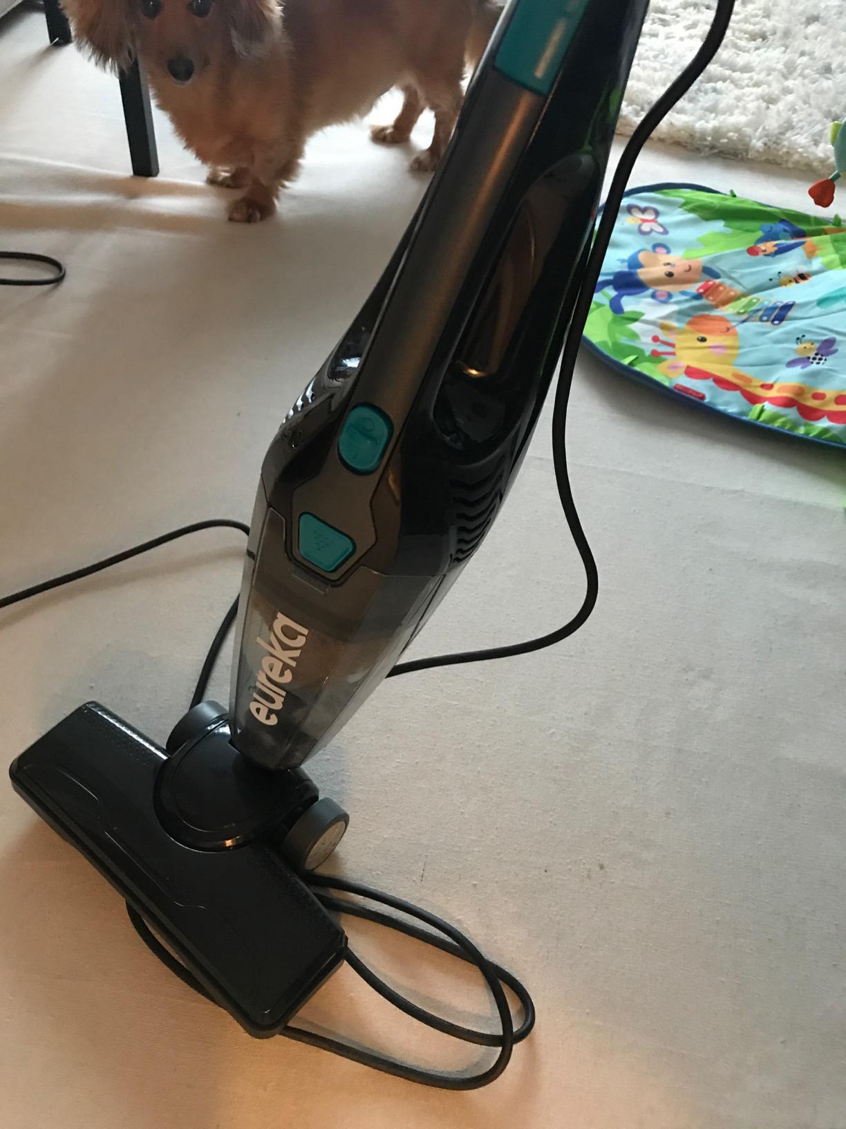 Eureka Blaze Stick Vacuum Cleaner, Powerful Suction 3-in-1 Small Handheld Vac with Filter for Hard Floor Lightweight Upright Home Pet Hair, Dark Black customer photo 1