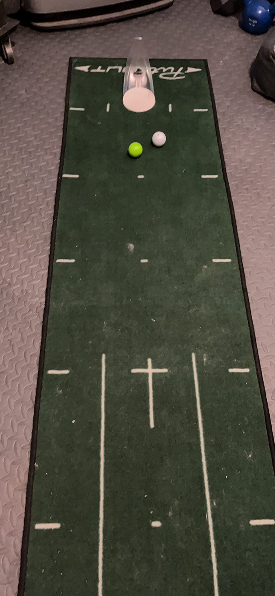 PuttOUT Medium Putting Mat - Perfect Your Golf Putting (7.9ft x 1.6ft)(Green) customer photo 2