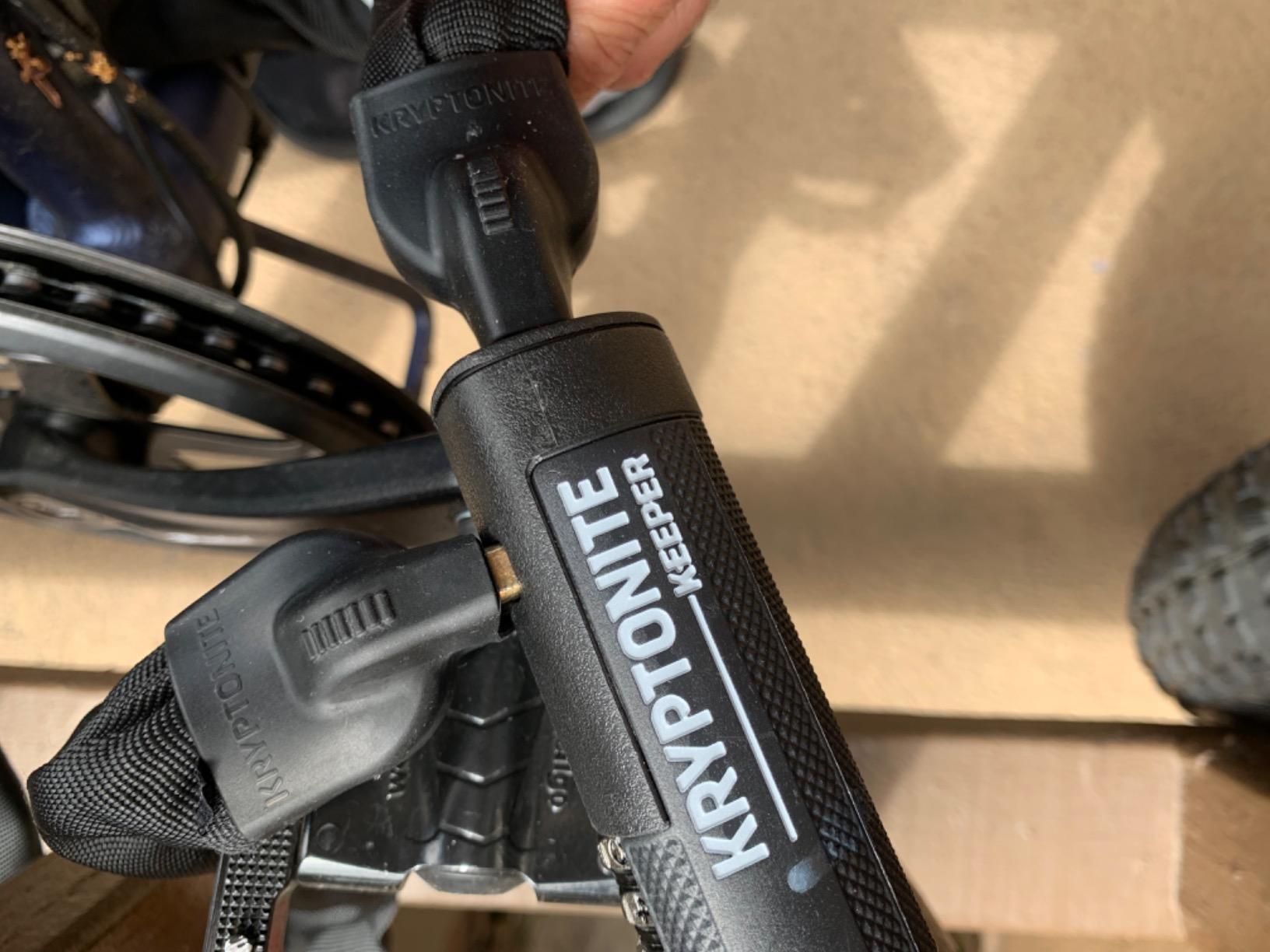 Kryptonite Keeper 712 Combo Bike Chain Lock, 4ft Resettable Bike Lock customer photo 1