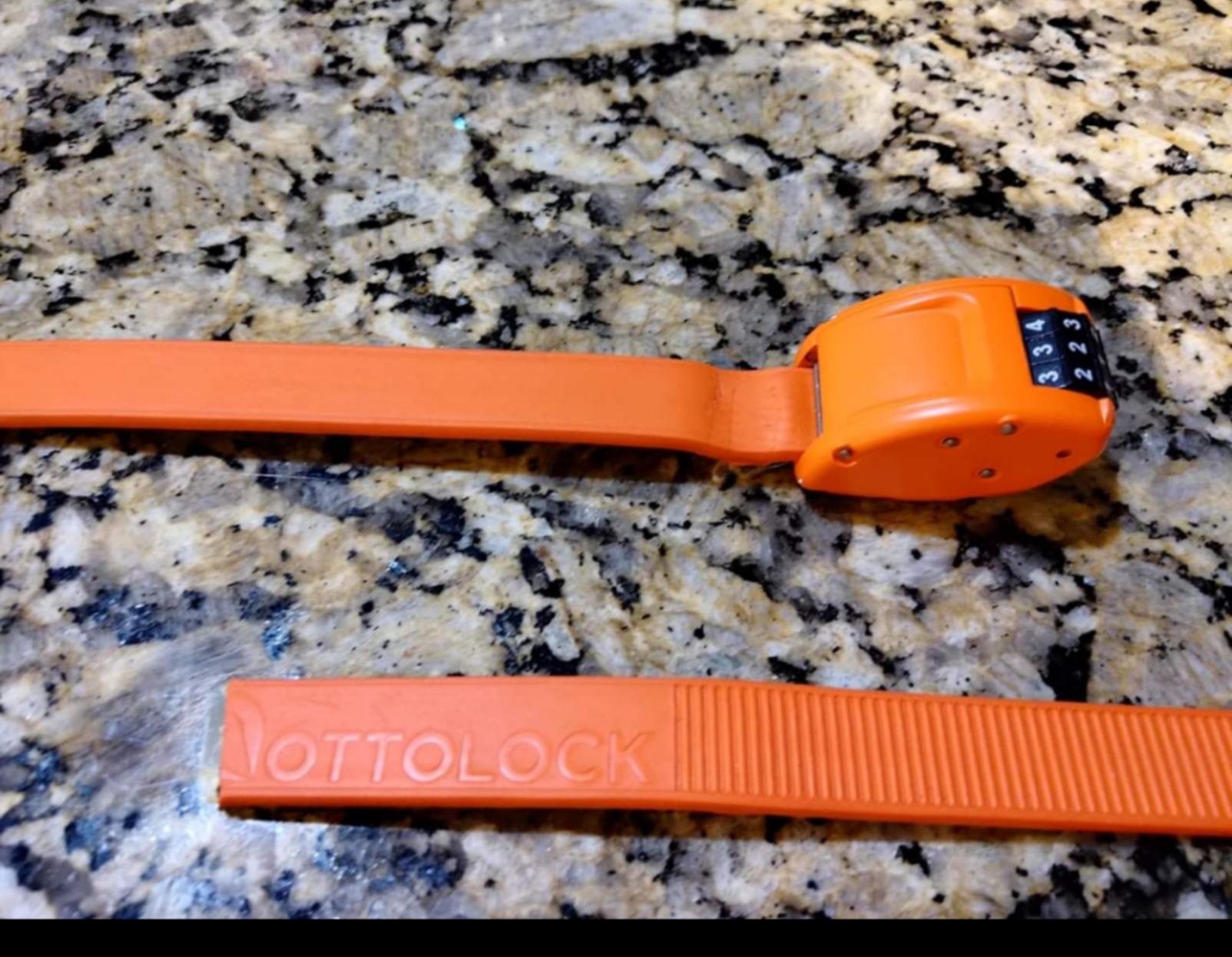 OTTOLOCK Cinch Bike Lock, Orange, 30 Inch customer photo 1
