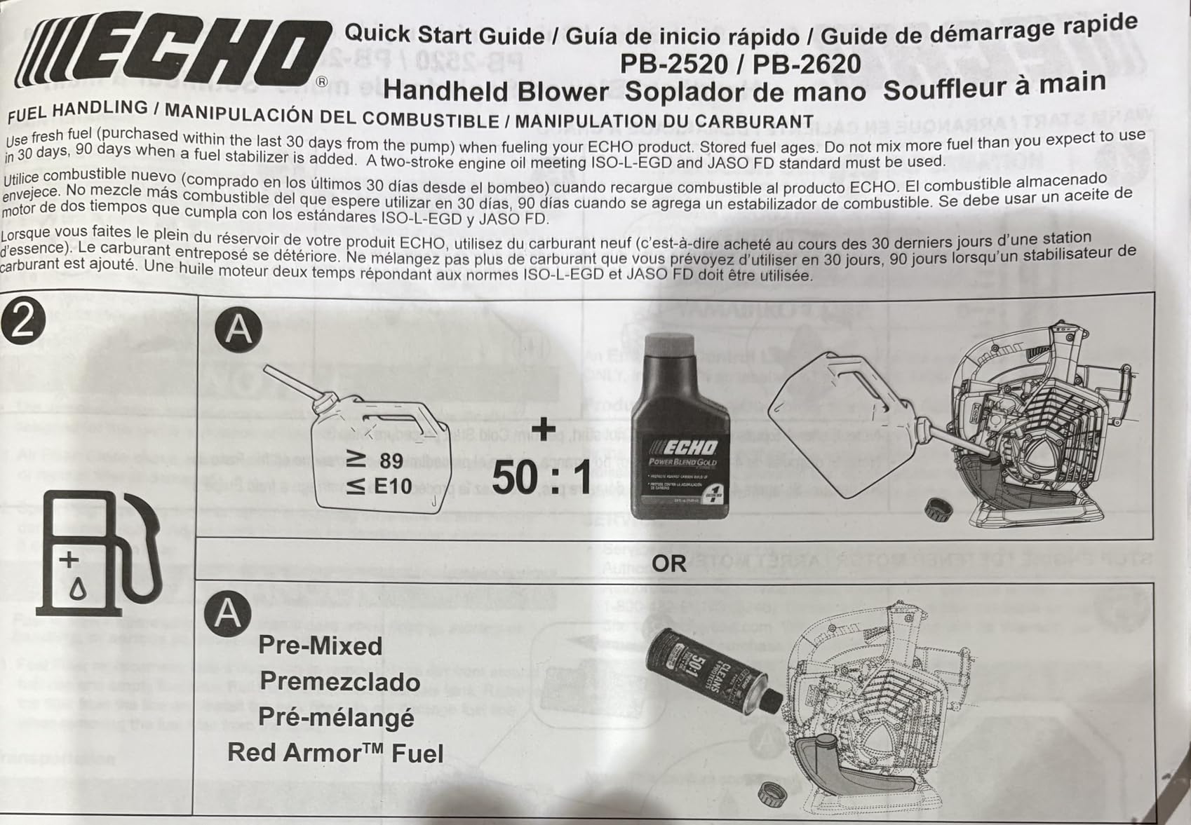 ECHO PB-2520 25.4cc Handheld Leaf Blower customer photo 1