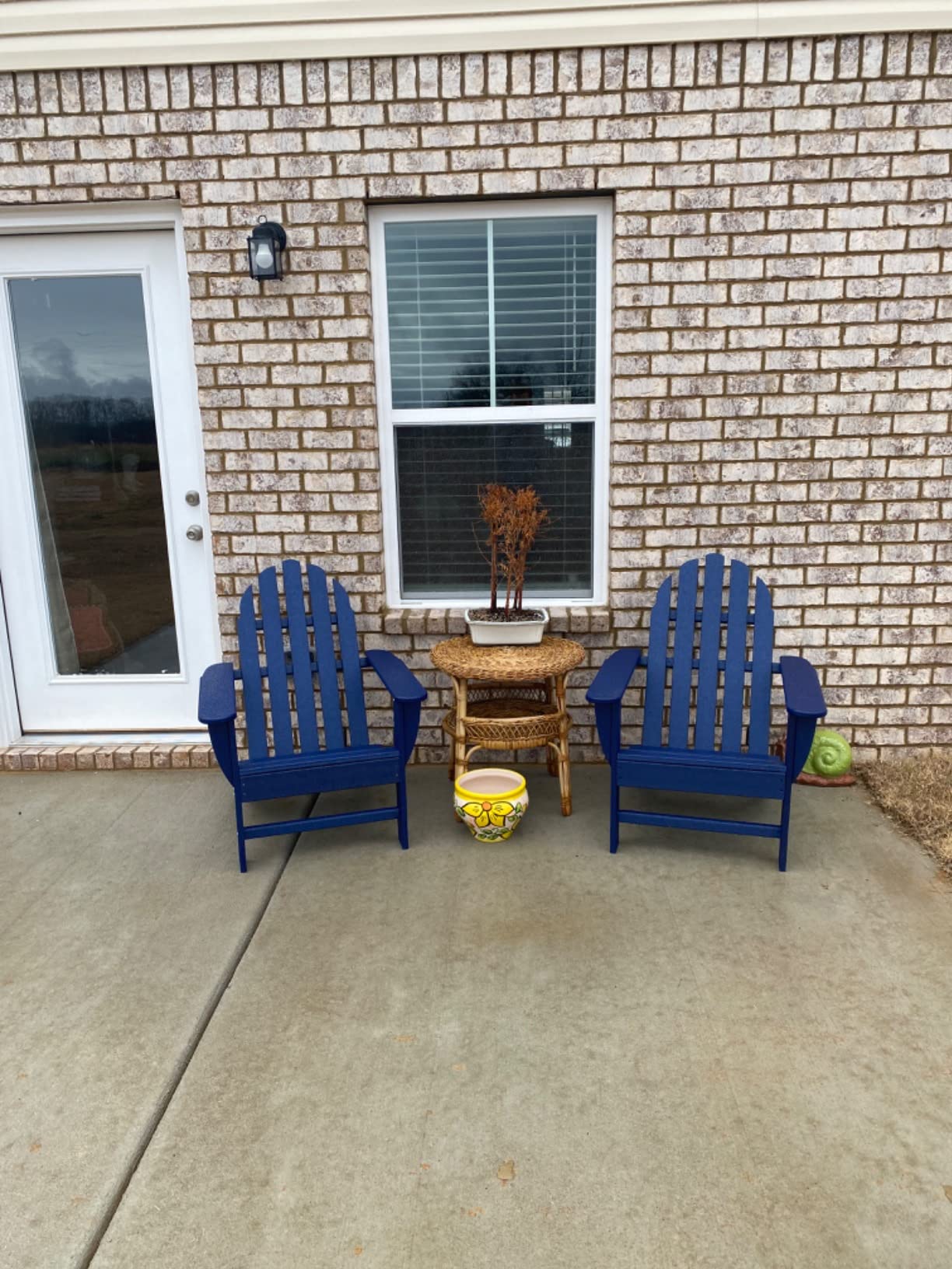 POLYWOOD AD4030BL Classic Outdoor Adirondack Chair, Black customer photo 1