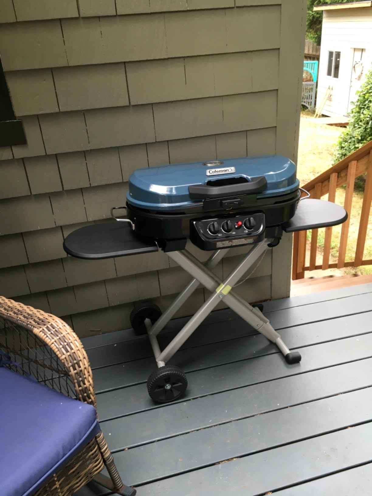 Coleman RoadTrip 285 Portable Stand-Up Propane Grill with 3 Adjustable Burners & Instastart Ignition, 20,000 BTUs of Power for Outdoor Cooking, Camping, Tailgating, Grilling, BBQs, & More customer photo 2