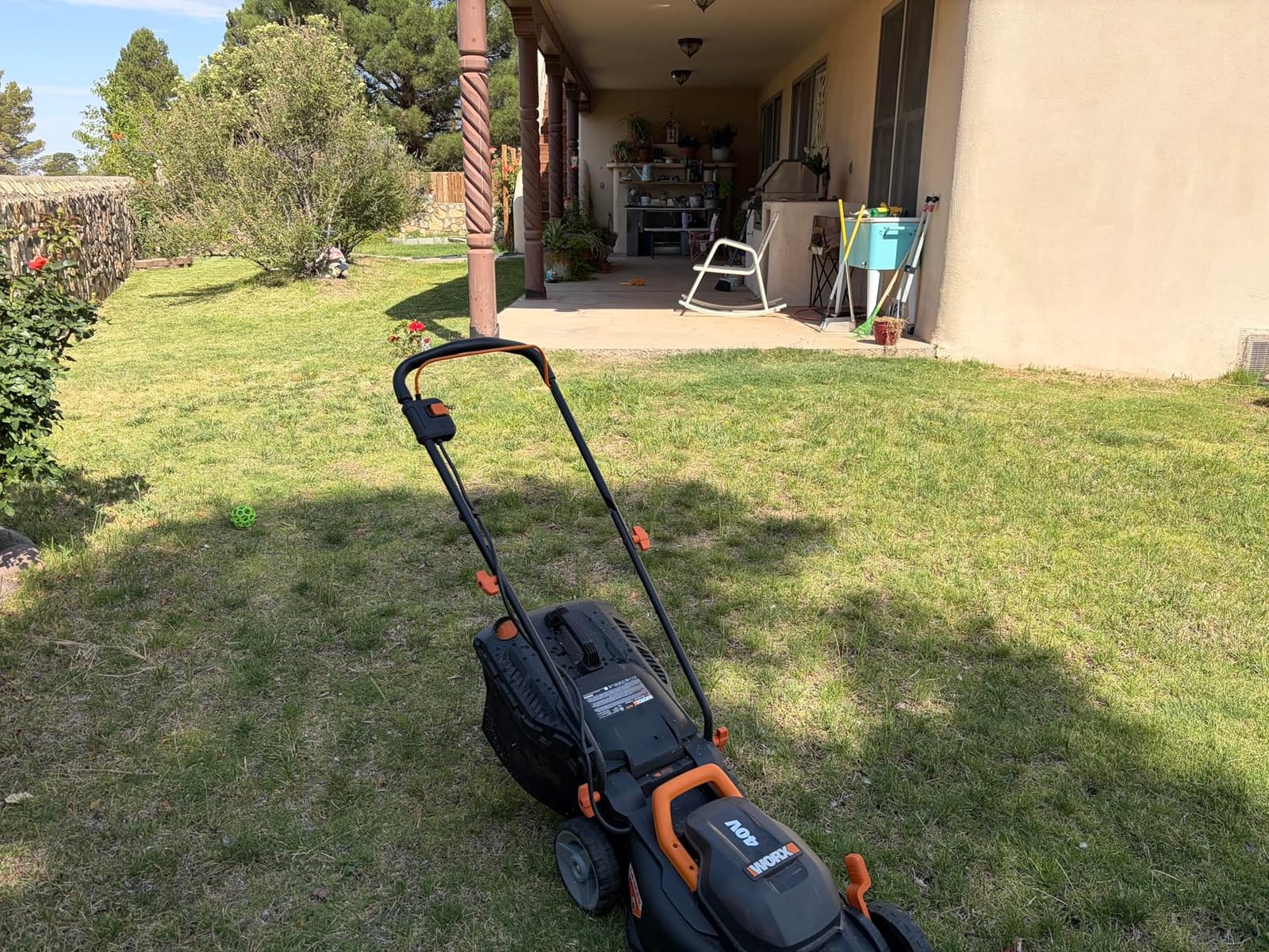 WORX Cordless Lawn Mower, 40V 14