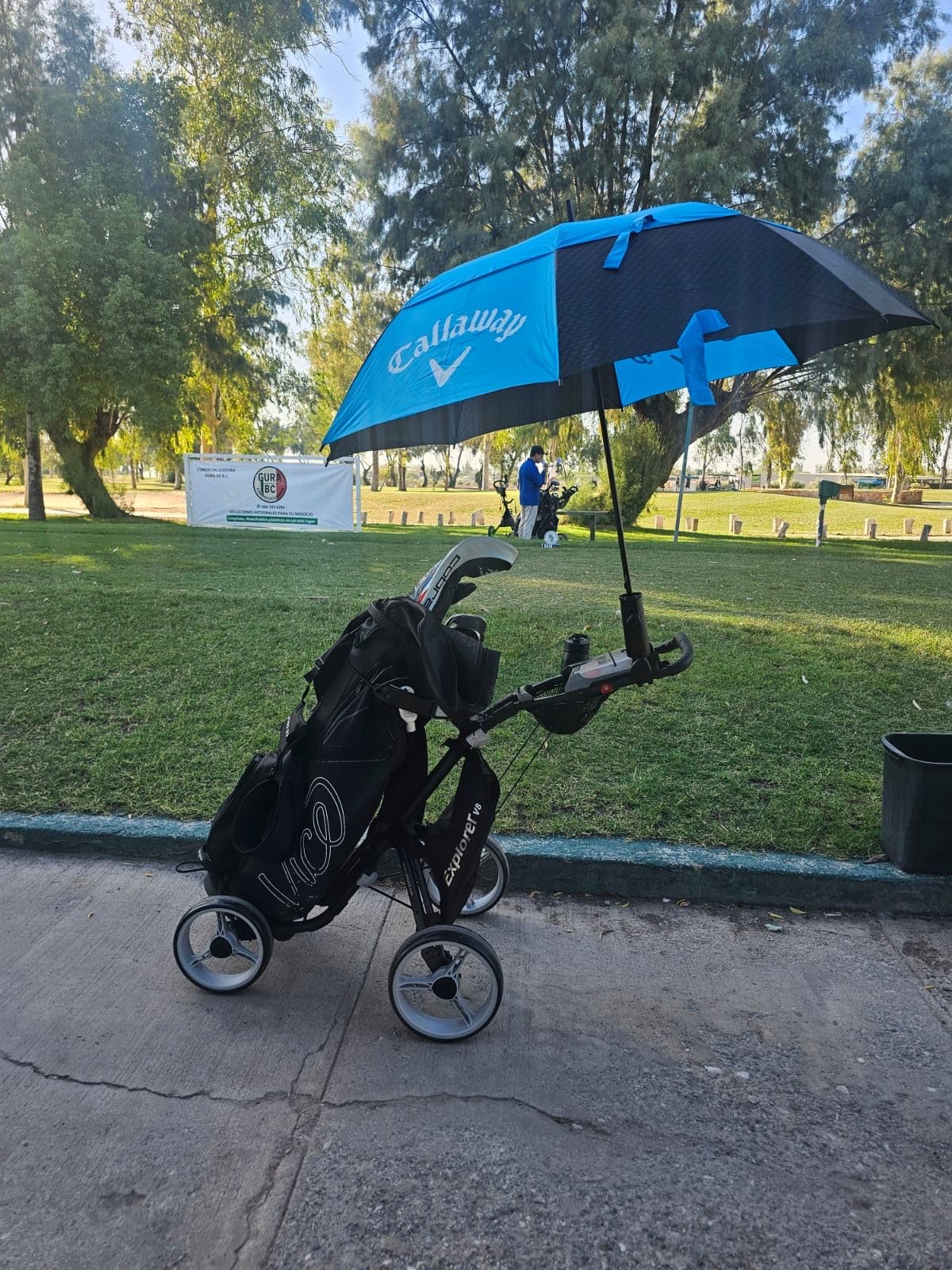 CaddytekCaddyTek Superlite 4 Wheel Golf Push Cart, Explorer Version 8 - customer photo 2