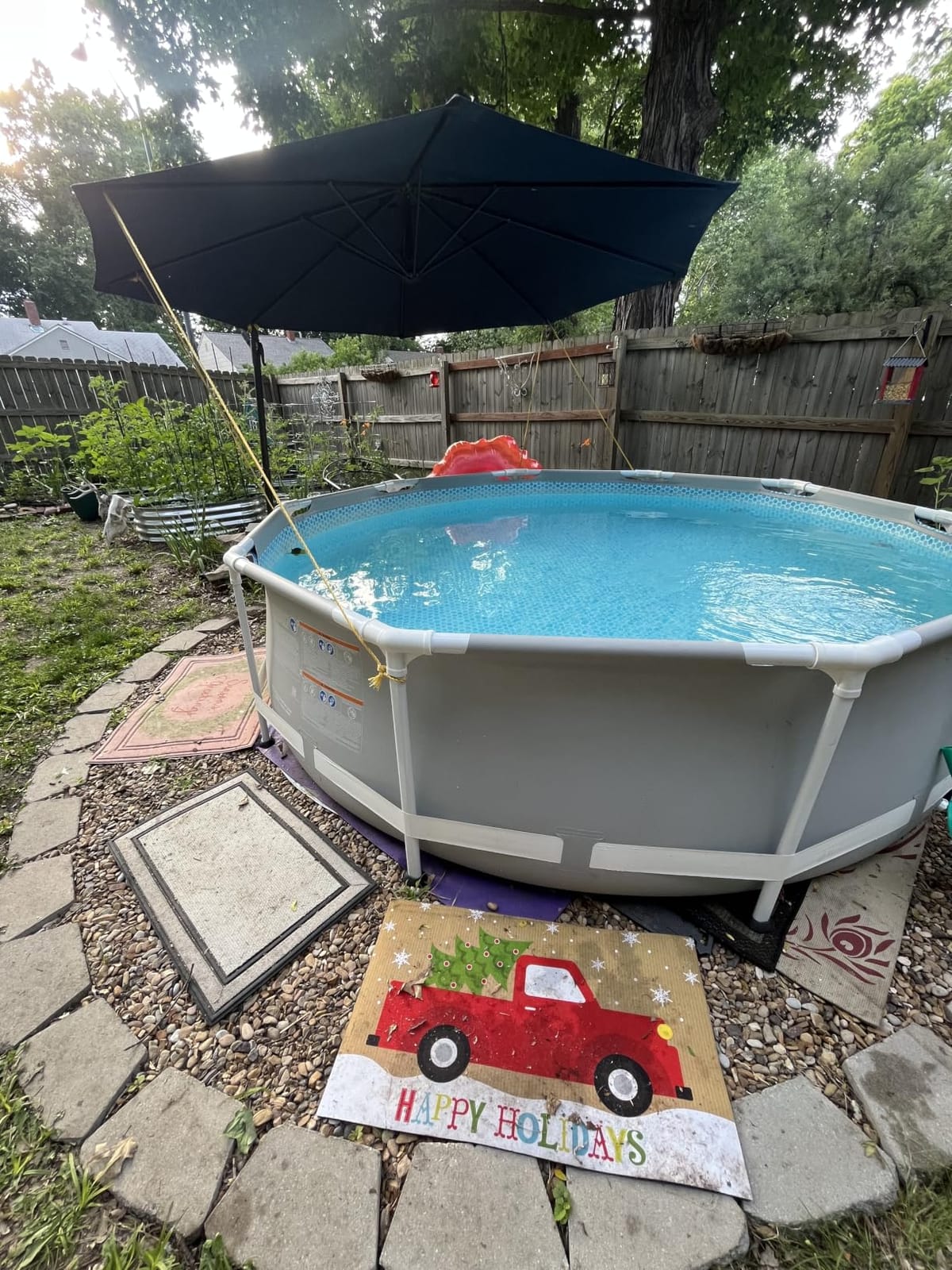 INTEX Prism Frame 10ft x 30in Round Above Ground Swimming Pool Set w/Pump customer photo 2