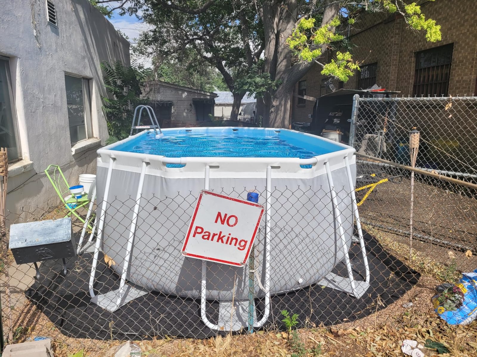 INTEX Prism Frame 16ft x 8ft x 42in Above Ground Pool Set w/Pump | 26791EH - 1000 GPH Cartridge Filter Pump Included - Reinforced Steel Frame customer photo 2