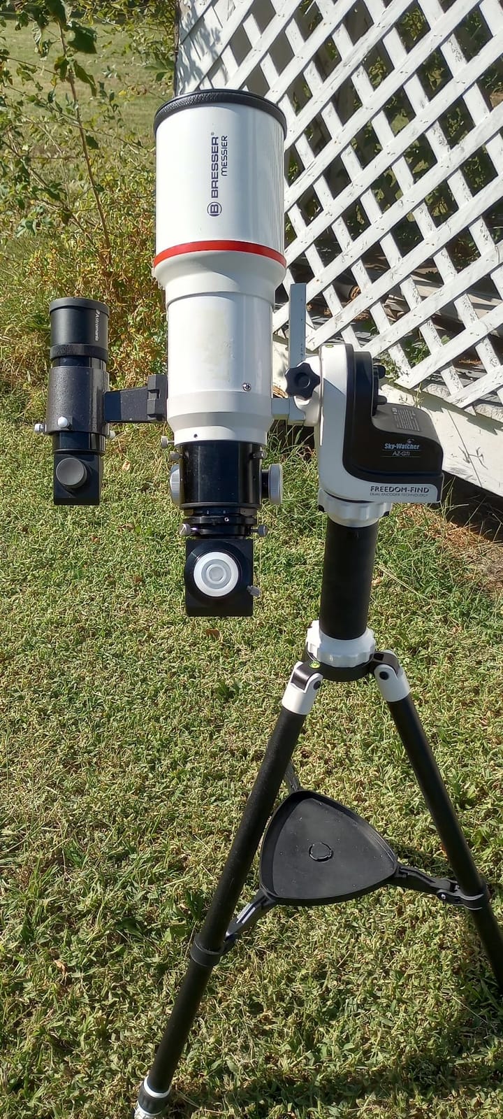 Sky-Watcher Sky-Watcher AZ-GTI – Portable Computerized GoTo Alt-Az Mount for On-The-Go Astronomy – WiFi Enabled App Controlled – Time-Lapse and Panorama Photography Capable (S21110) customer photo 1