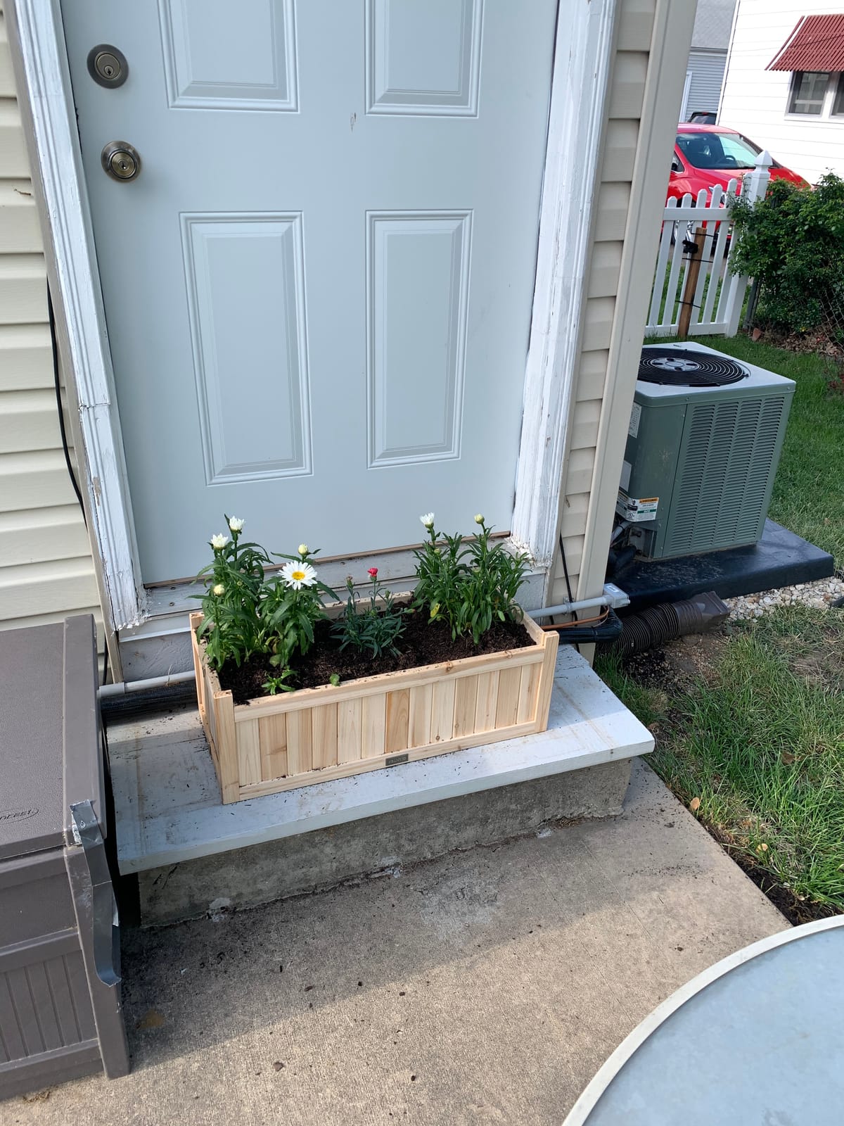 GIANTEX Raised Garden Bed Folding Flower Planter Vegetable Folding Planting Box for Patio Lawn Garden Backyard Elevated Outdoor Wood Planter Boxes, 27.5