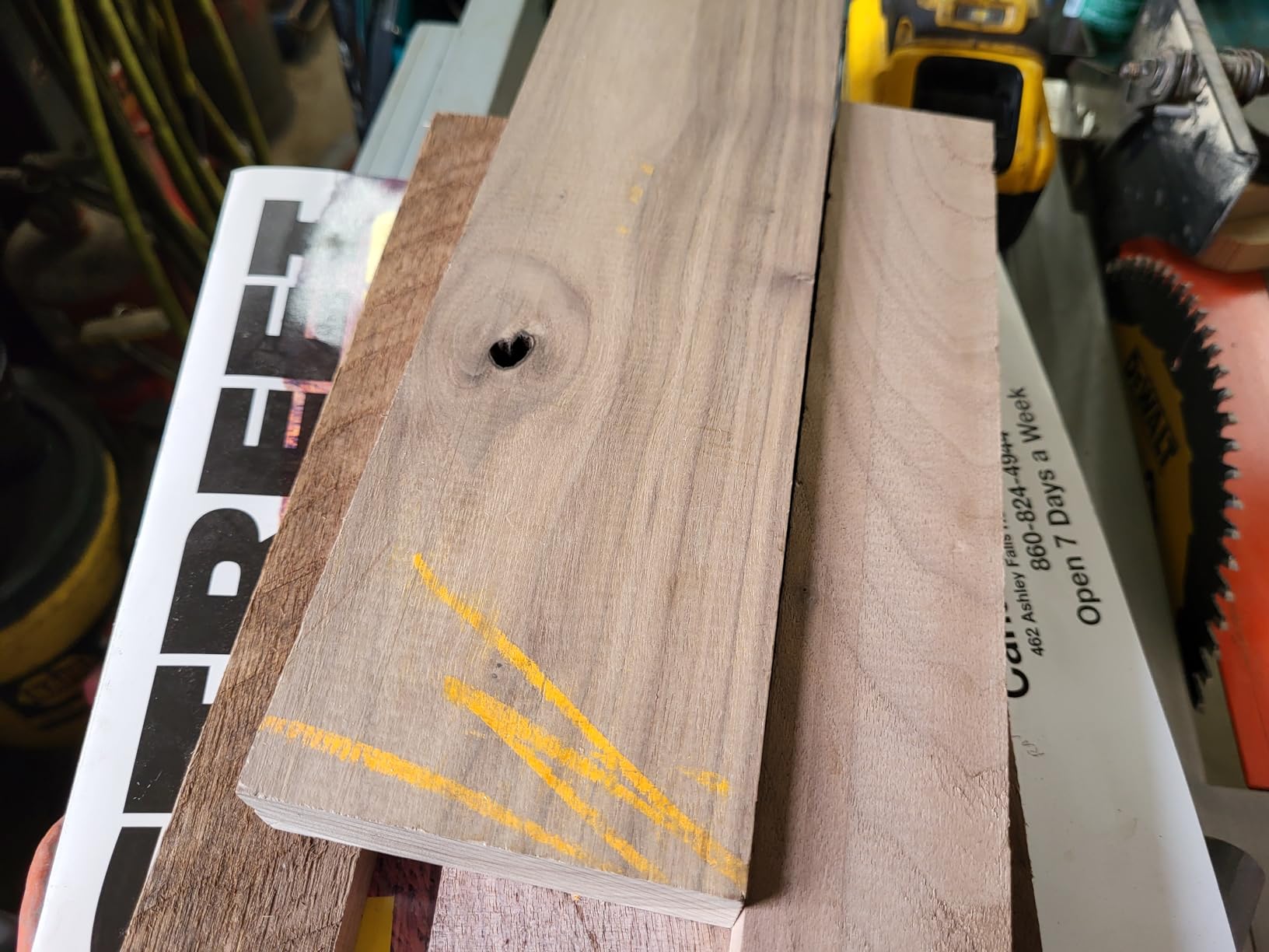 Hardwood Lumber Assortment - Mixed Species - Large Box of Hobby Wood - Perfect Boards - Clear Lumber. NO Scrap, Defects, Knots, and/or End Checks. Lumber Perfect for Odds and Ends. customer photo 1