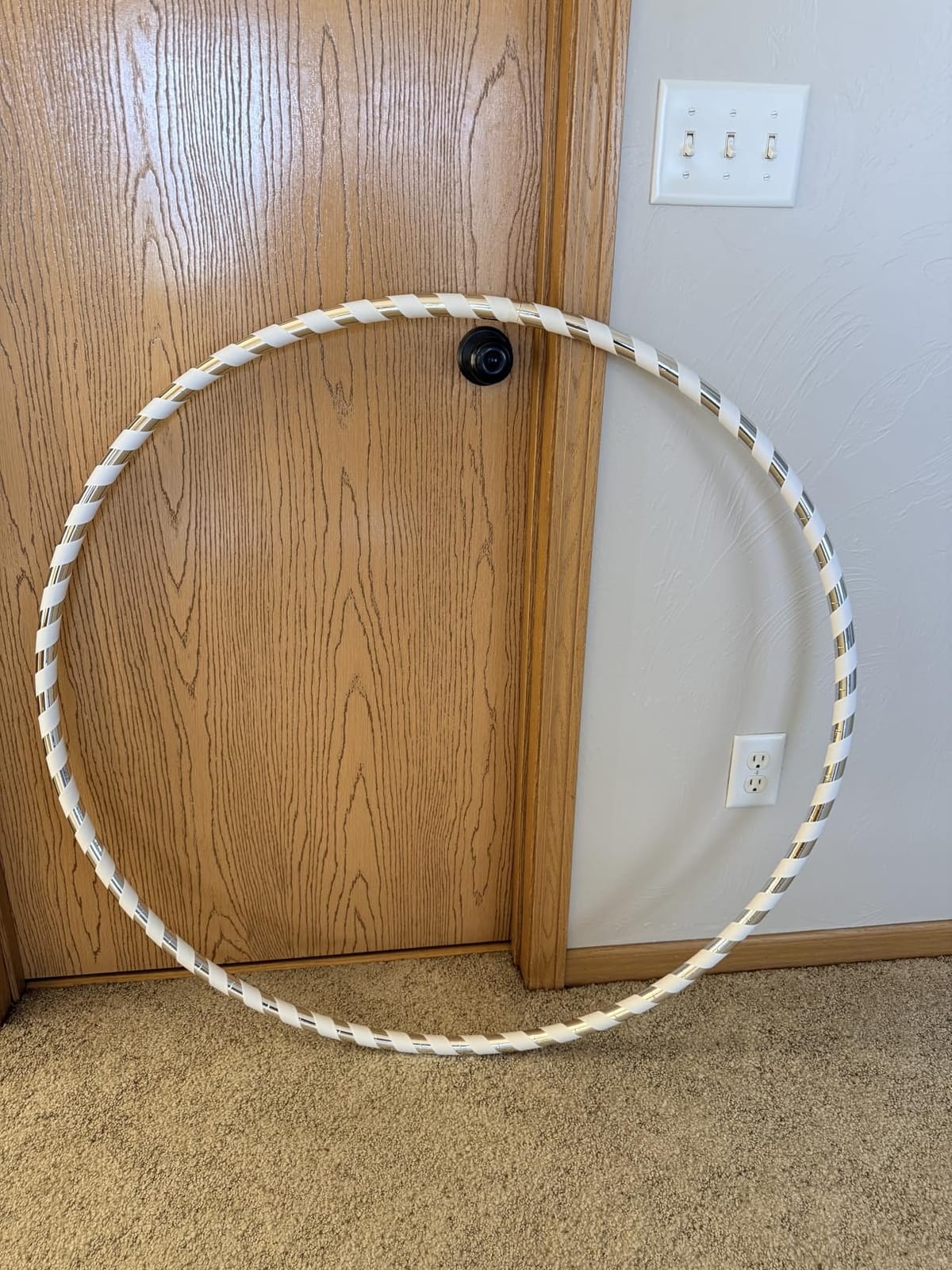 Weighted Beginner Fitness Hula Hoop for Adults - Exercise Hoop for Weight Loss & Core Workout customer photo 1