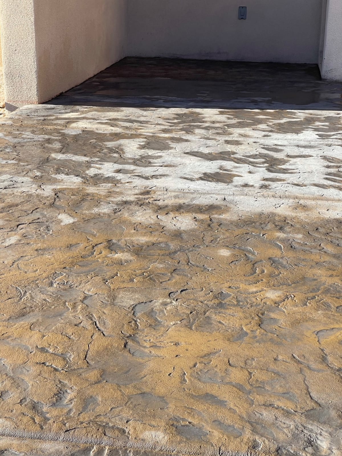 2 x 2 foot Seamless Concrete Stamp Texturing Skin Single, 10+ Authentic Decorative Patterns Available - Concrete, Cement, Overlay (Monster Slate) customer photo 1