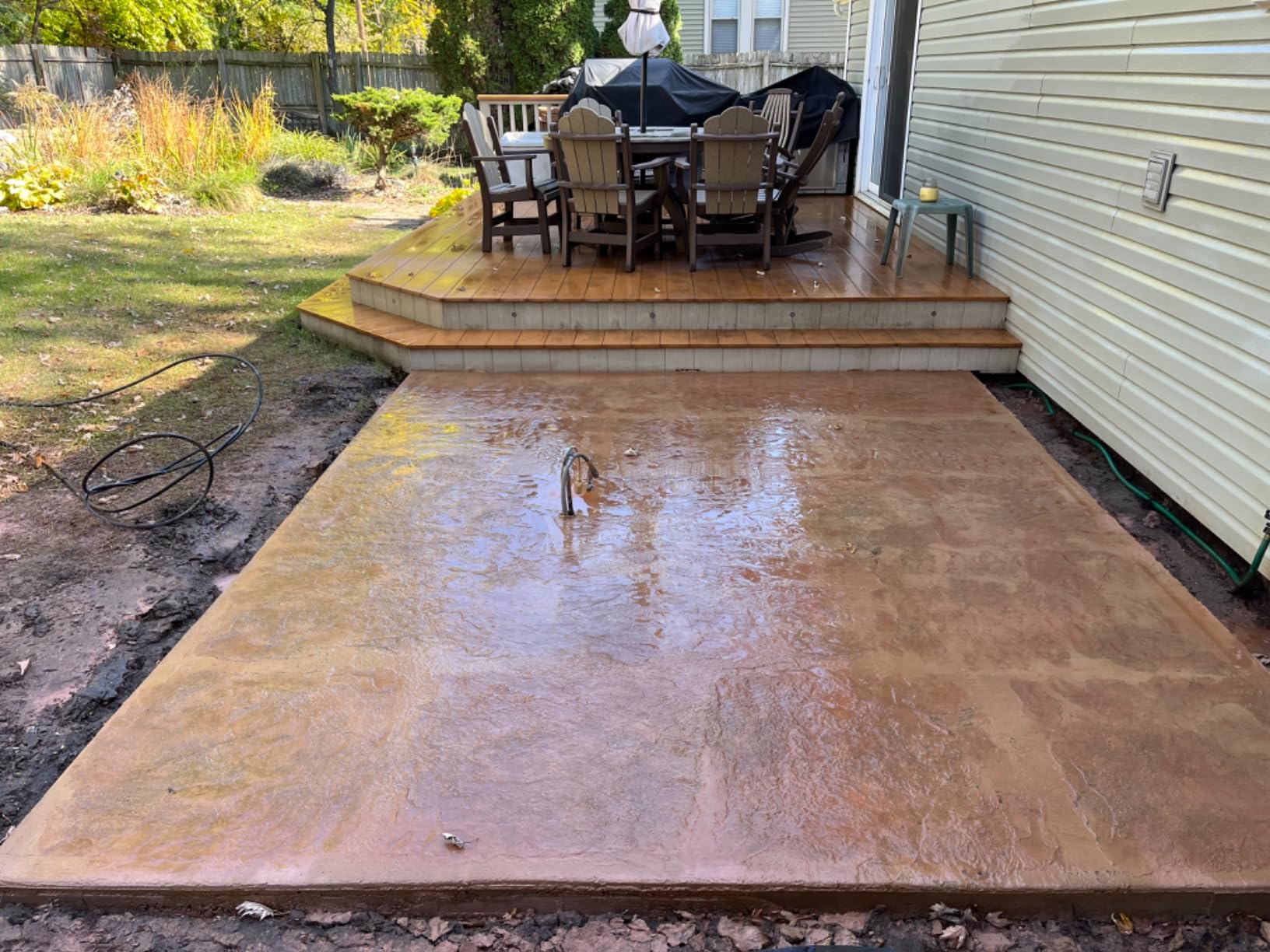2 x 2 foot Seamless Concrete Stamp Texturing Skin Single, 10+ Authentic Decorative Patterns Available - Concrete, Cement, Overlay (Monster Slate) customer photo 2