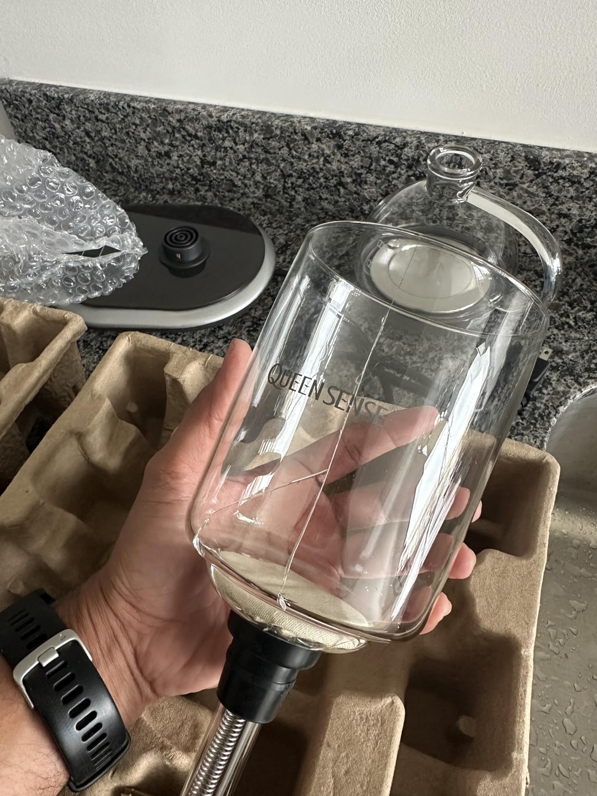 [Factory Store] QUEEN SENSE Patented Siphon/Syphon Coffee Maker Electric Vacuum Coffee Pot CM0601 (Siphon Coffee Maker) customer photo 1