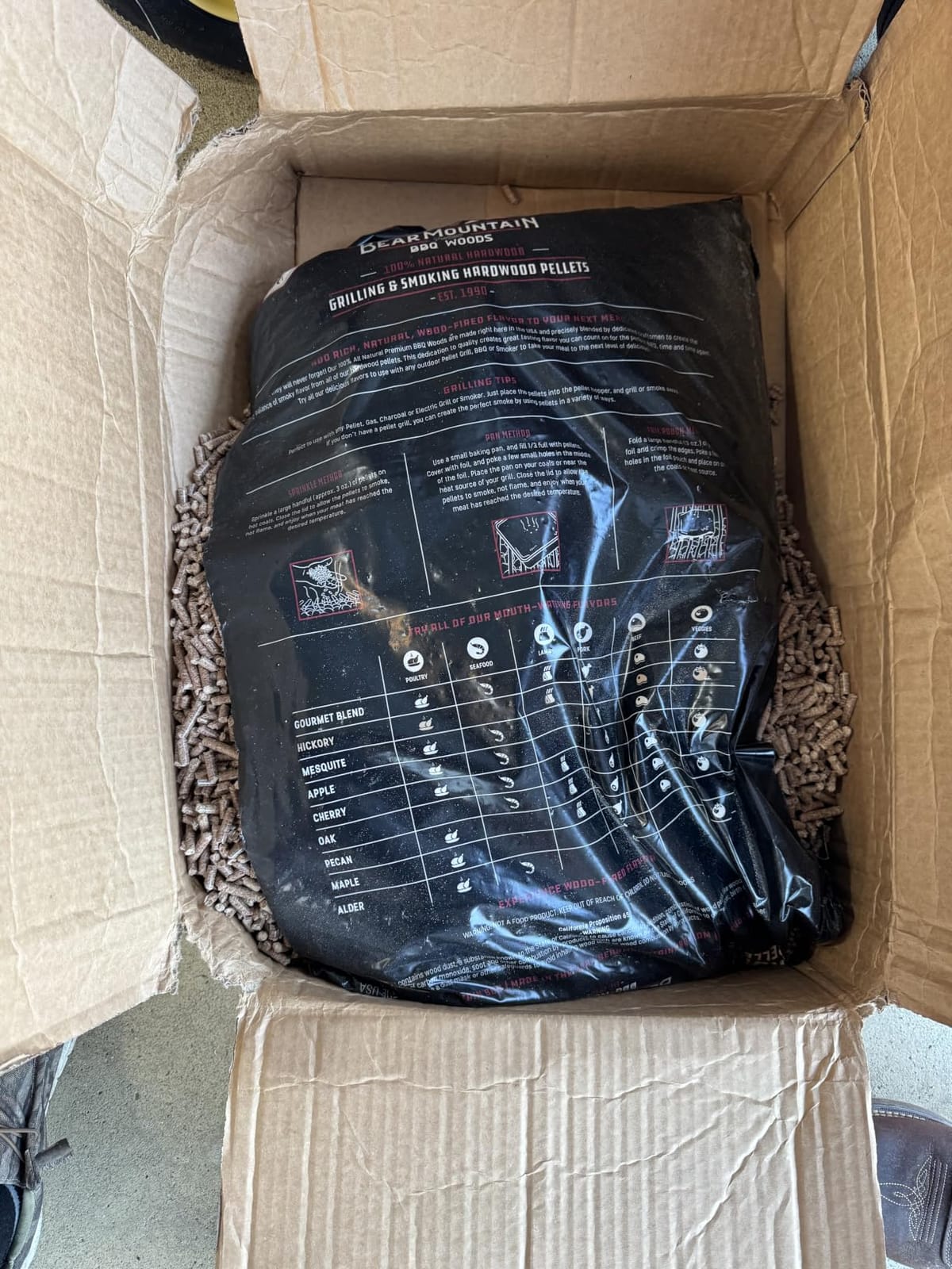 Bear Mountain Gourmet Blend Wood Pellets for Smoker, Grill & BBQ, 20 lb Bag customer photo 2