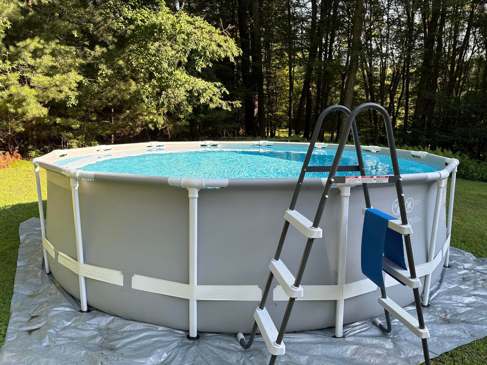 INTEX Prism Frame 20ft x 52in Round Above Ground Swimming Pool Set w/Pump customer photo 1
