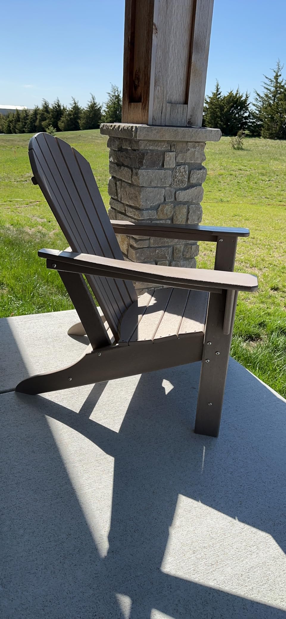 Signature Design by Ashley Sundown Treasure Outdoor Adirondack Chair, White customer photo 1