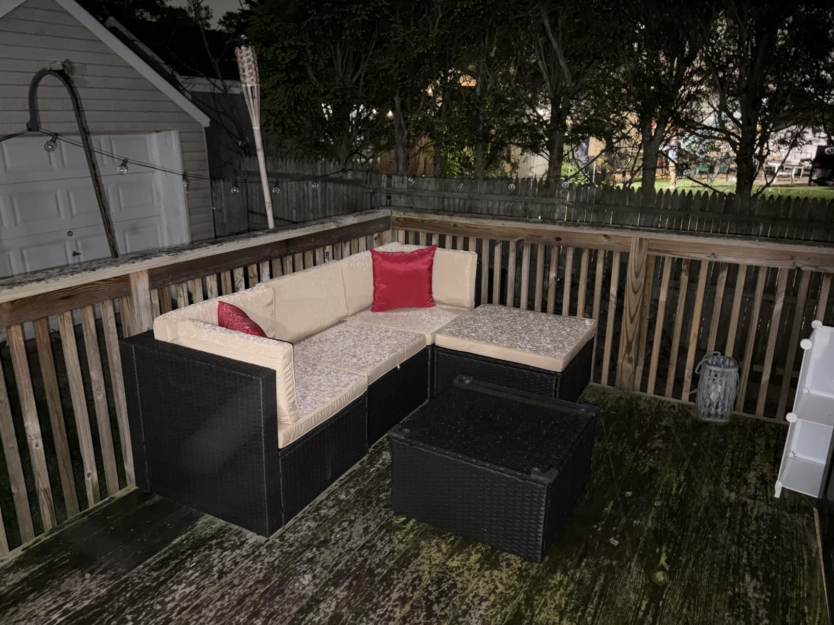 Devoko 5 Pieces Patio Furniture Sets Outdoor Sectional Patio Sofa customer photo 1